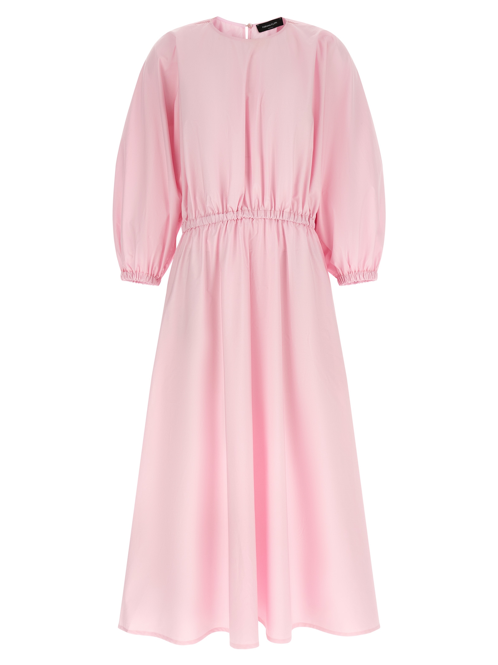 Fabiana Filippi Multicolor Cotton Long Women's Dress