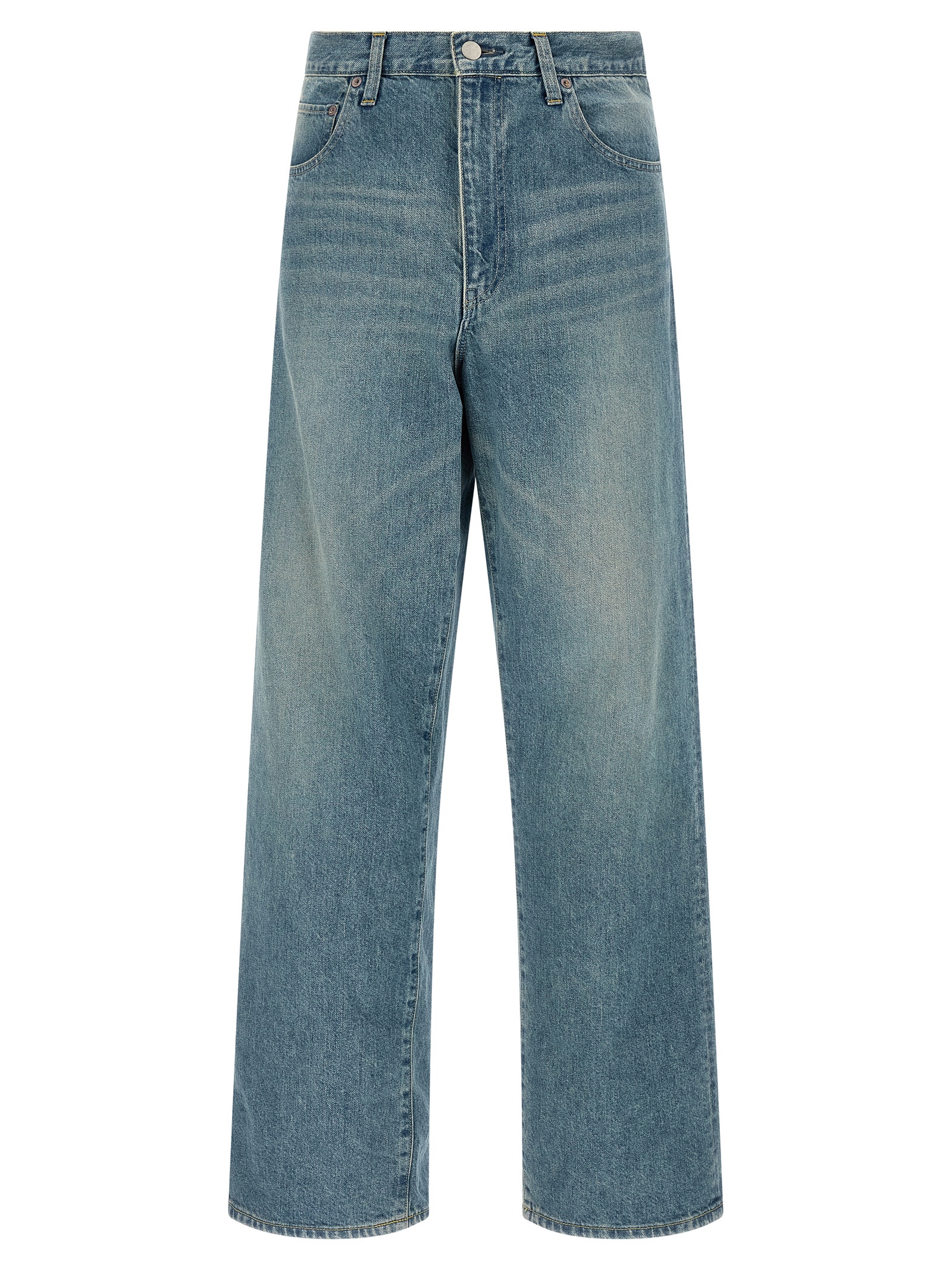 Blue Cotton Jeans Denim