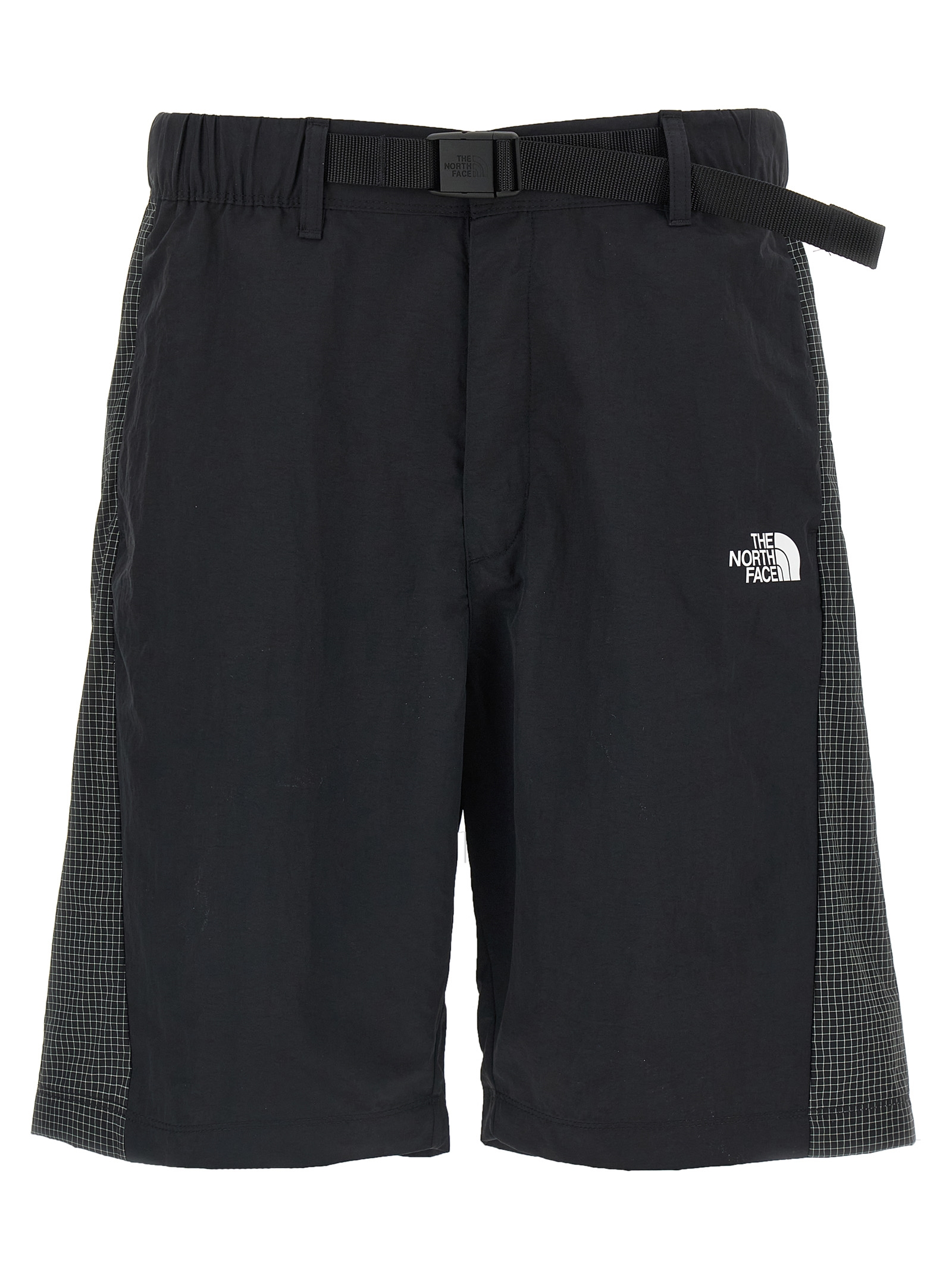 Black Nylon Bermuda Shorts