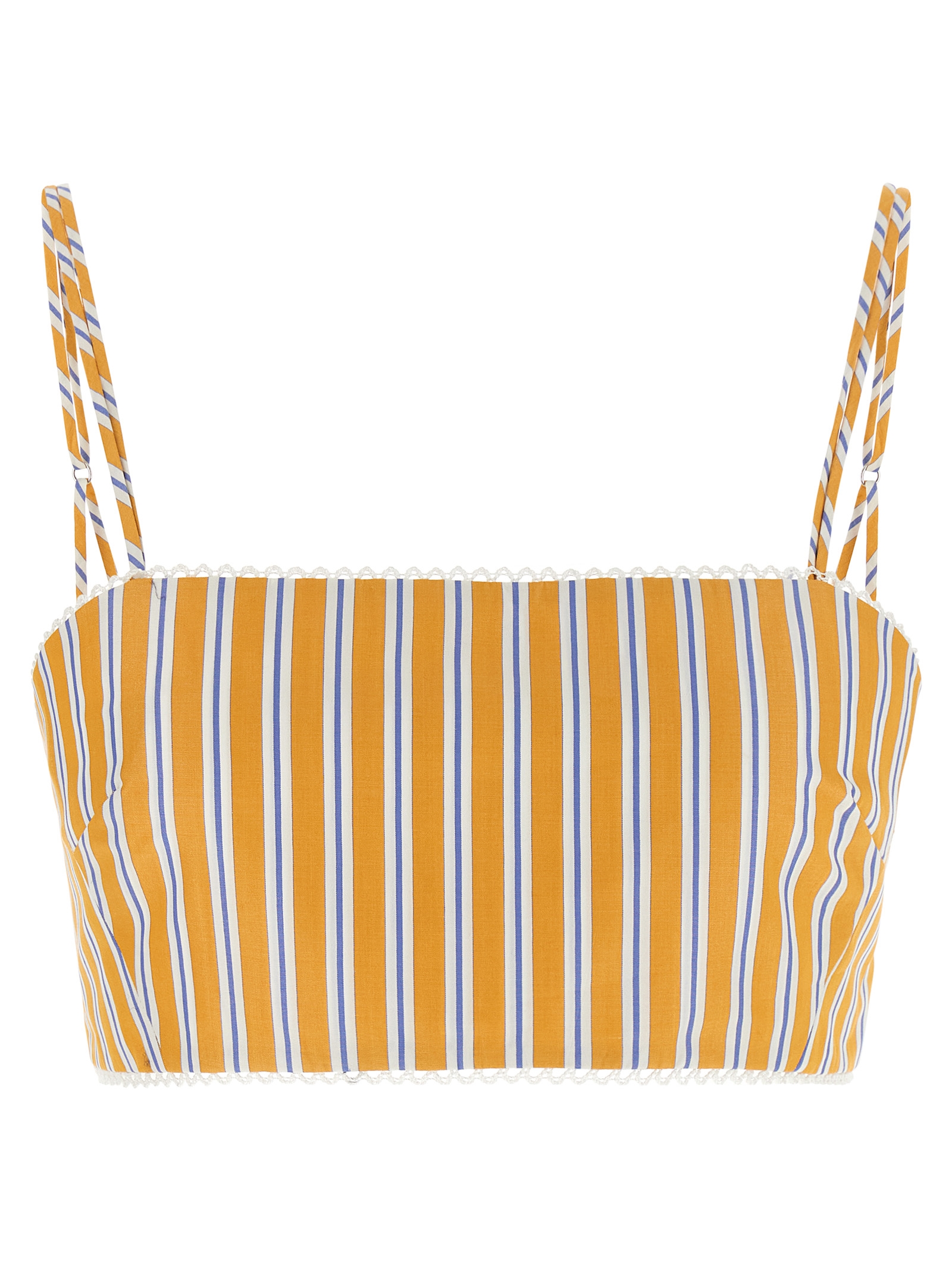 Bicolor Cotton Sleeveles T-Shirt