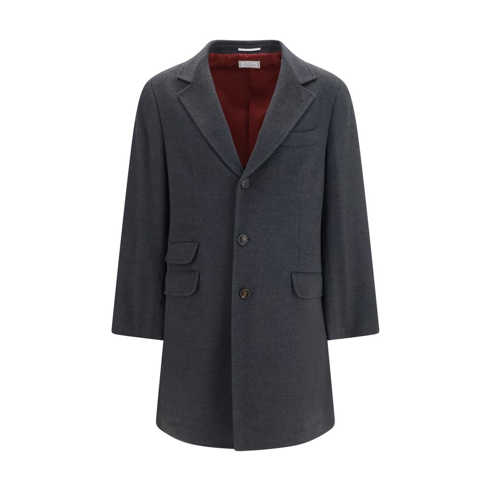 Gray Cashmere Coat