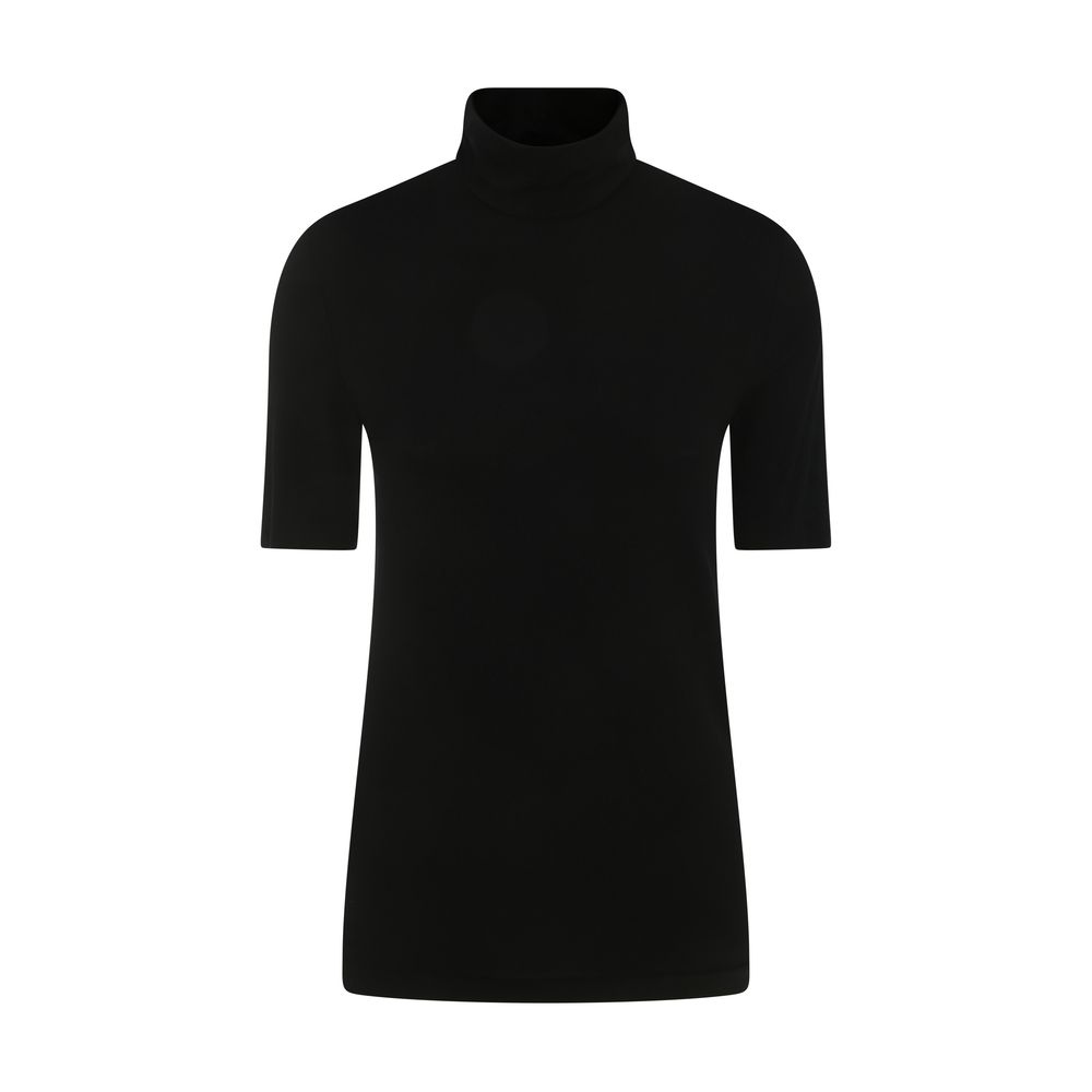 Black Cotton T-Shirt