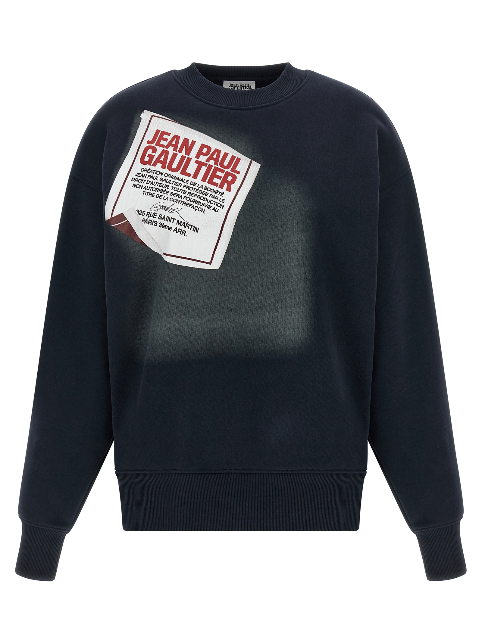 Blue Cotton Sweatshirt