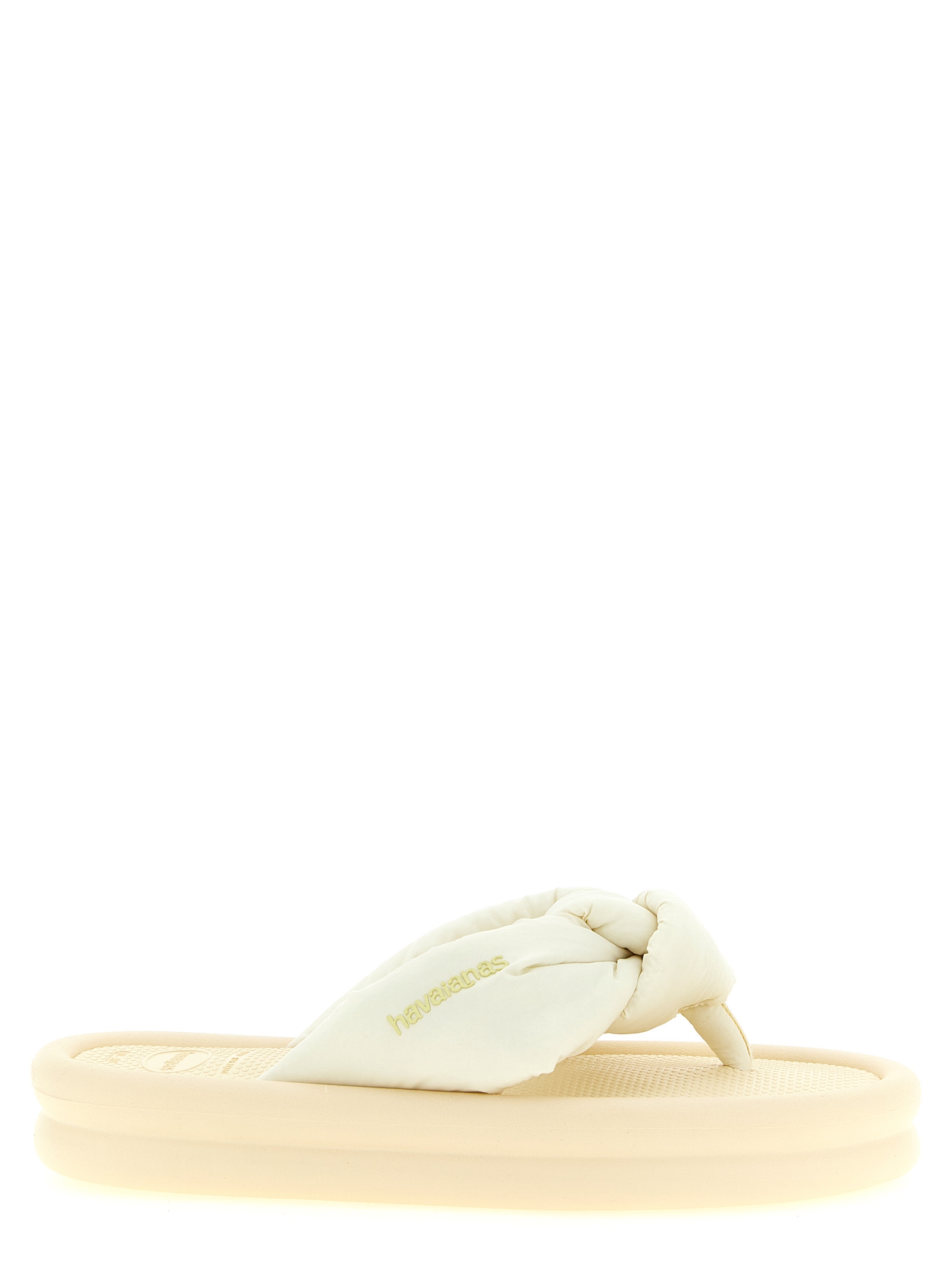 Beige Rubber Slides