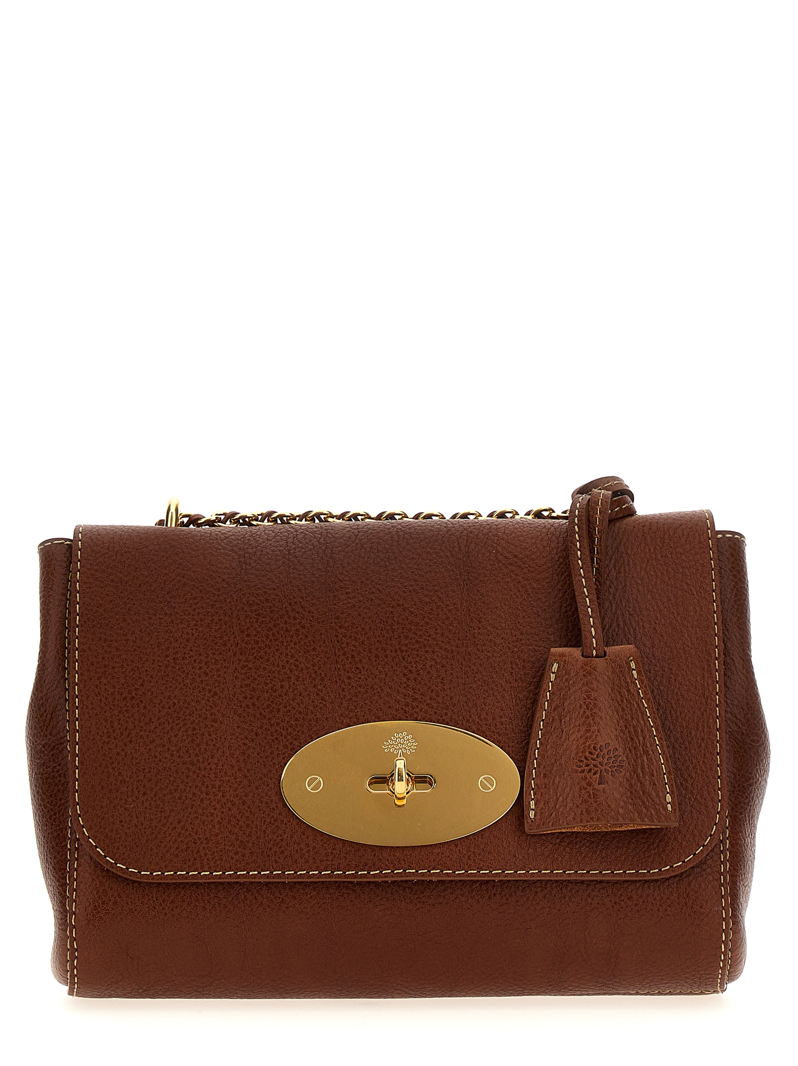 Brown Bovine Leather Crossbody Bag