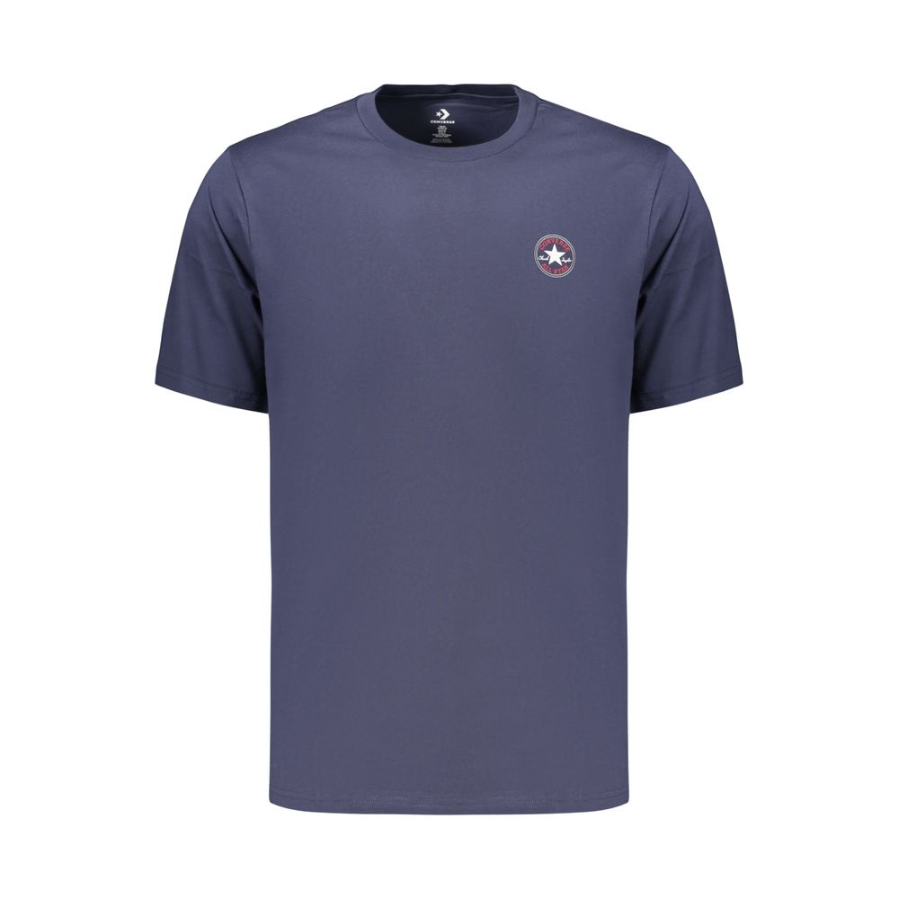 Blue Cotton Men's T Shirt