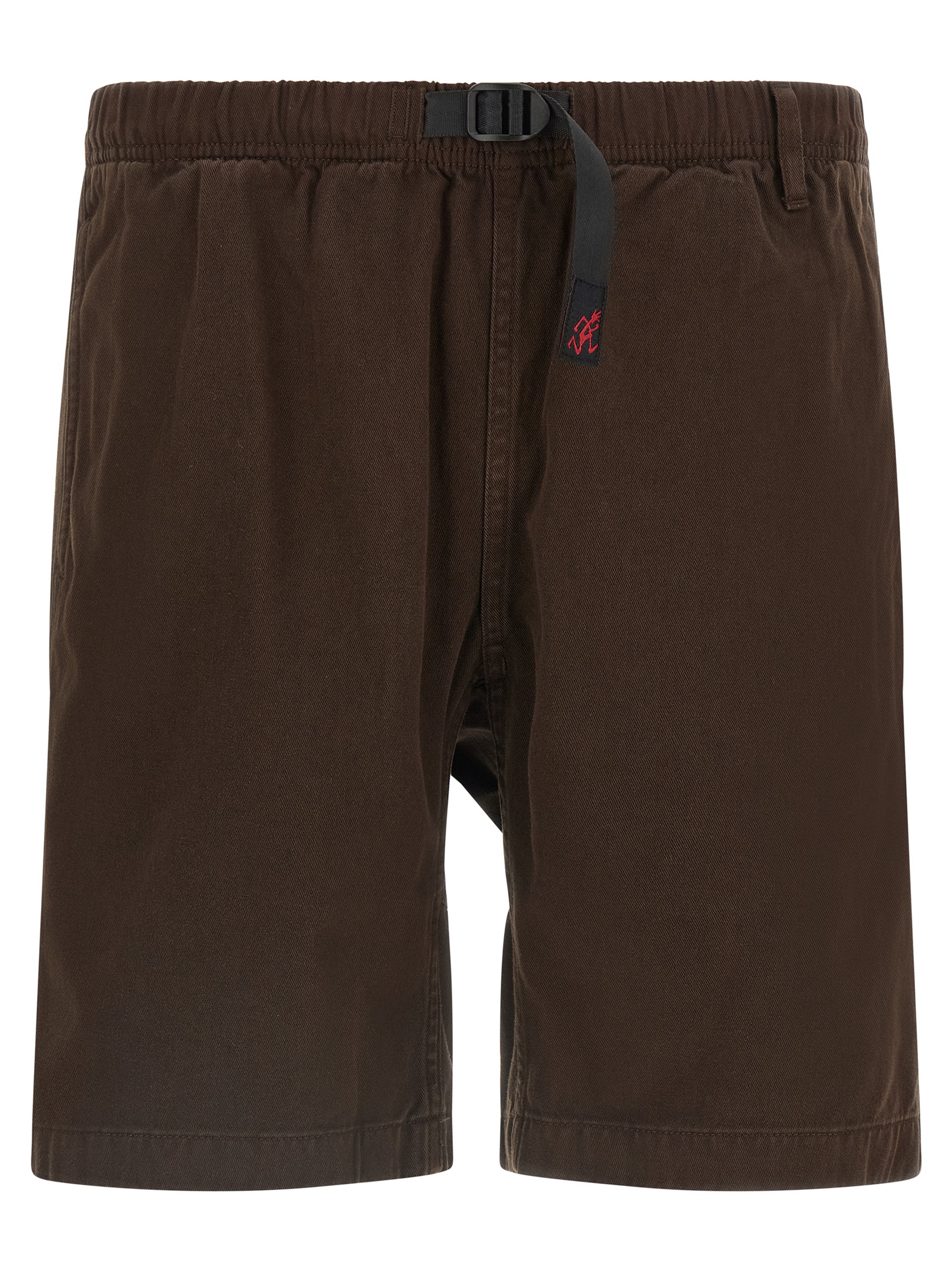 Brown Cotton Bermuda Shorts