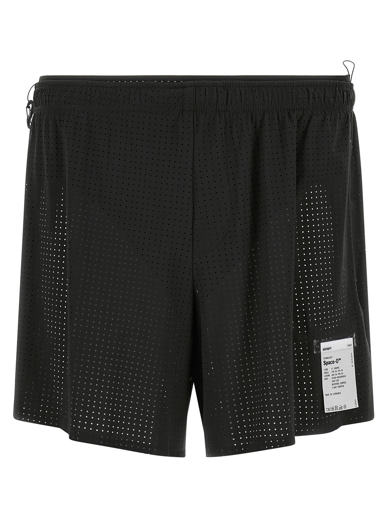 Black Polyamide Bermuda Shorts