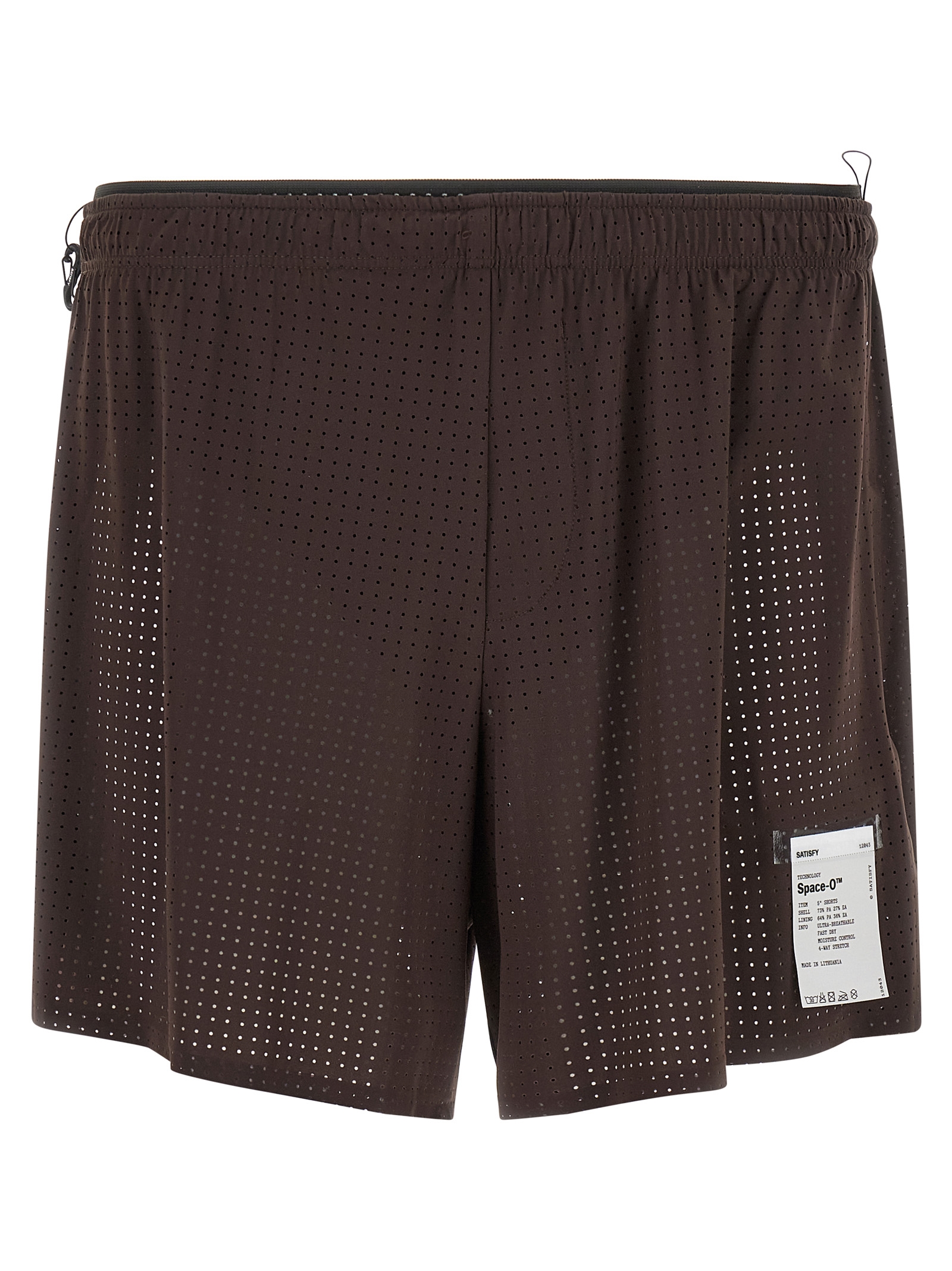 Brown Polyamide Bermuda Shorts