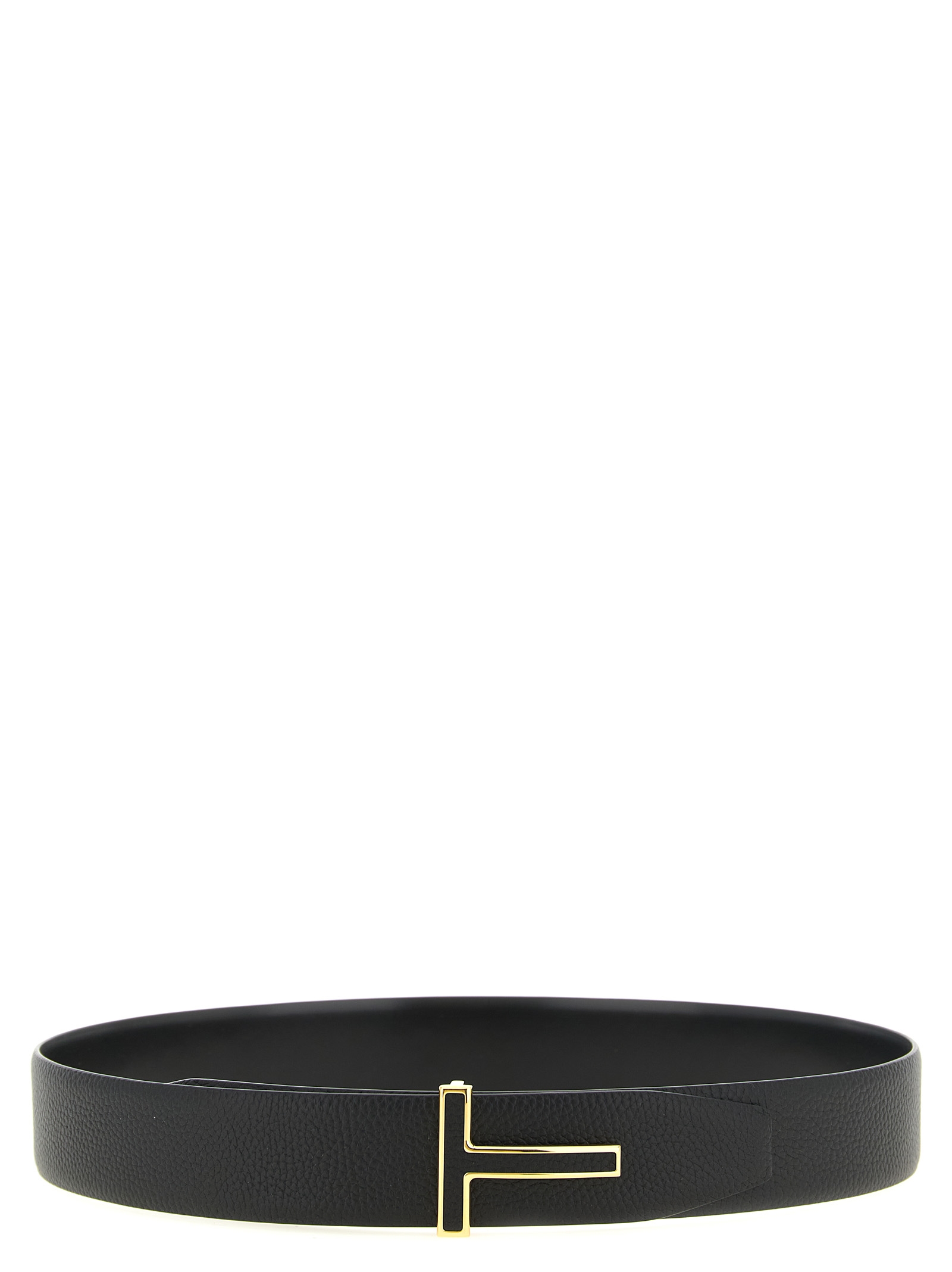 Black Calfskin Regular Belt