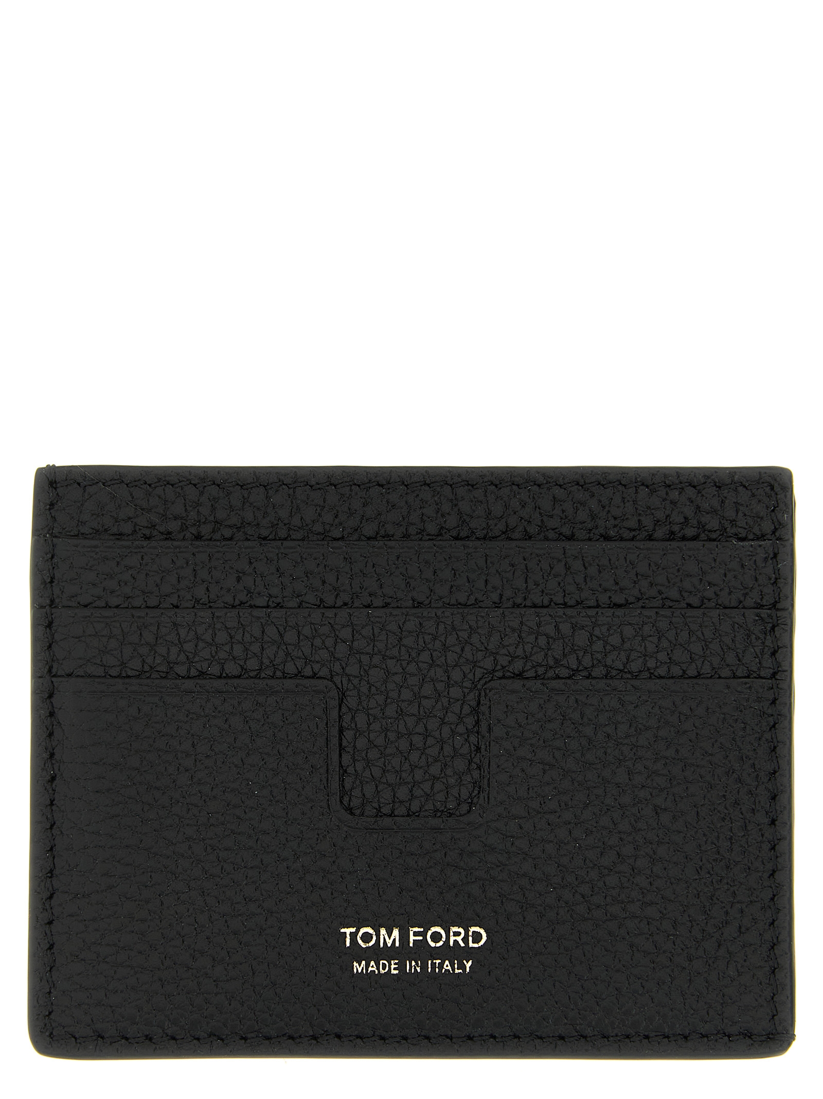 Tom Ford Black Calfskin Cardholder Accessory - Men