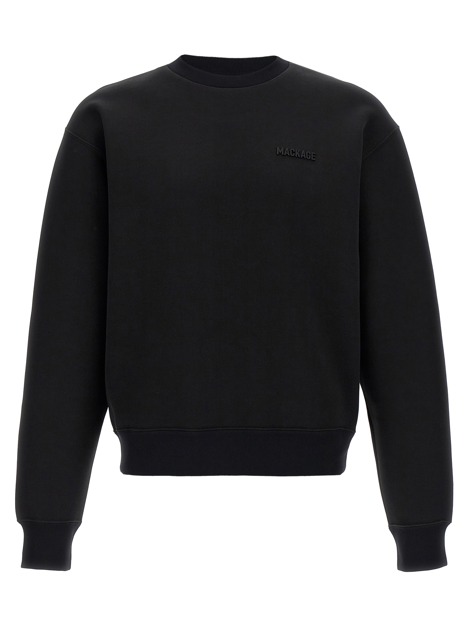 Black Cotton Sweatshirt