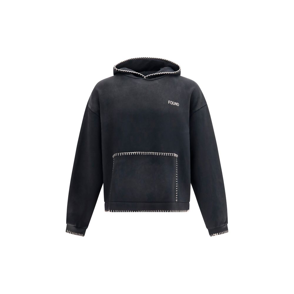 Black Cotton Sweatshirt