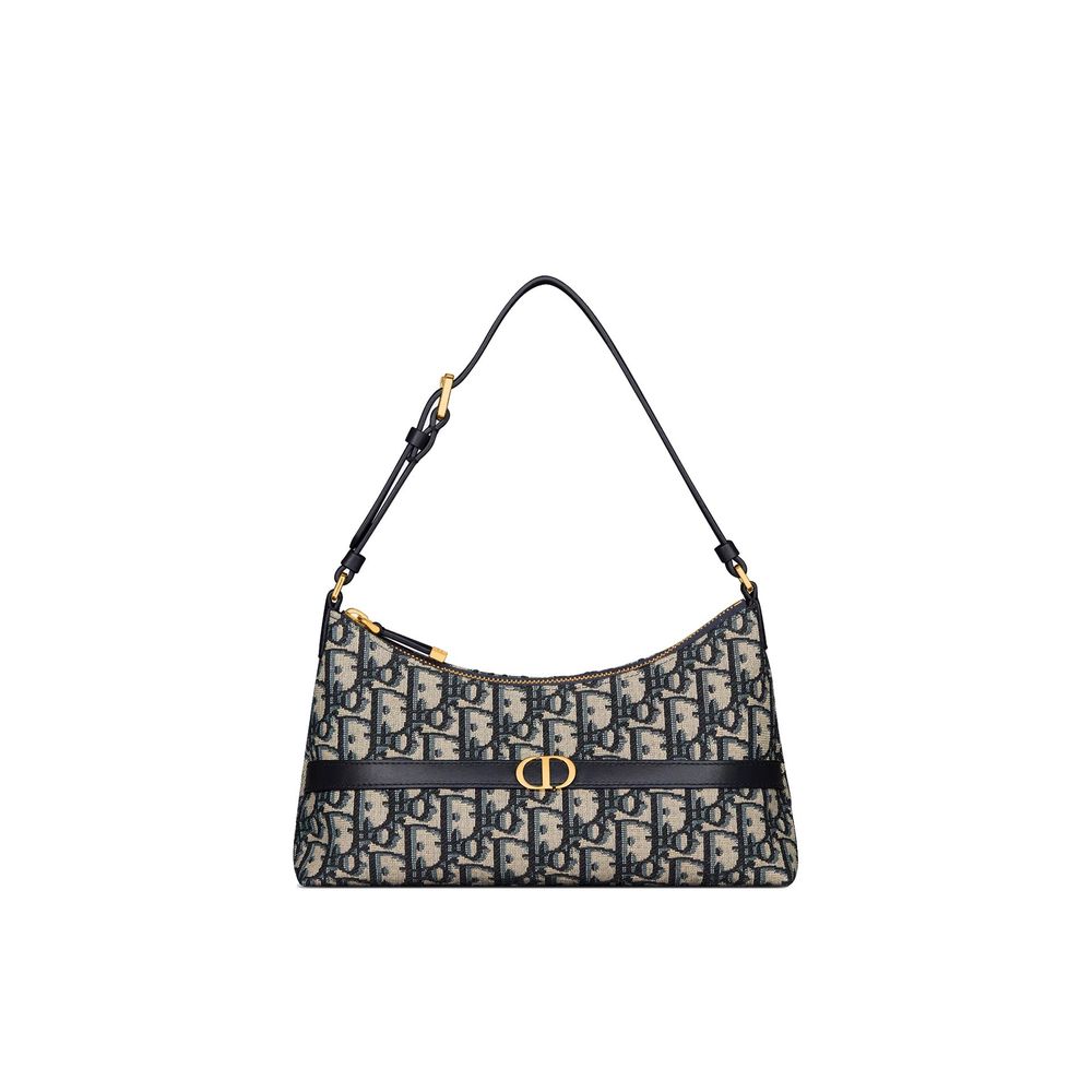 Blue Cotton Shoulder Bag