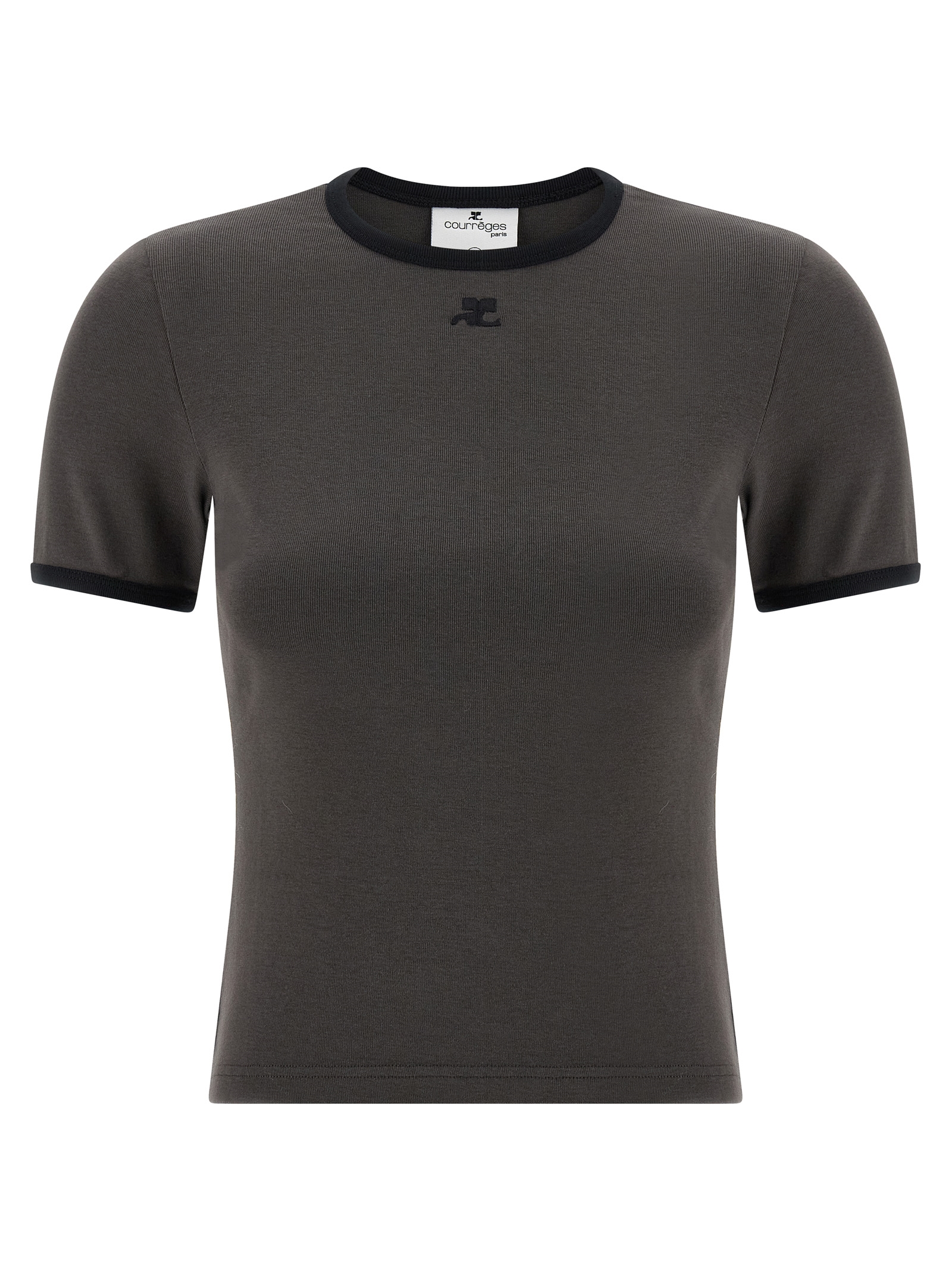 Gray Cotton T-Shirt