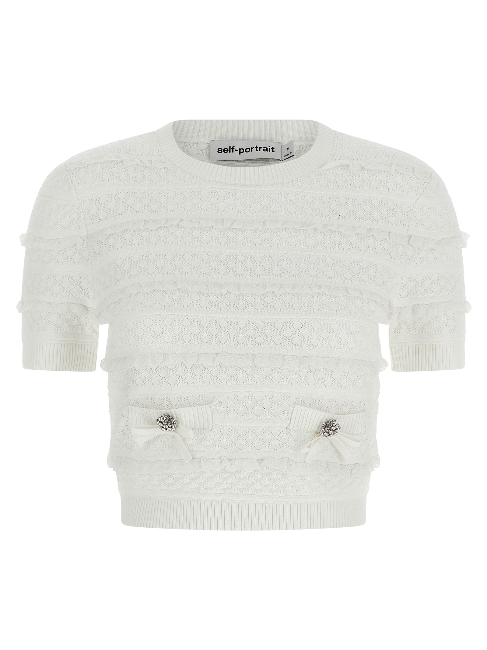 White Viscose Sweatshirt