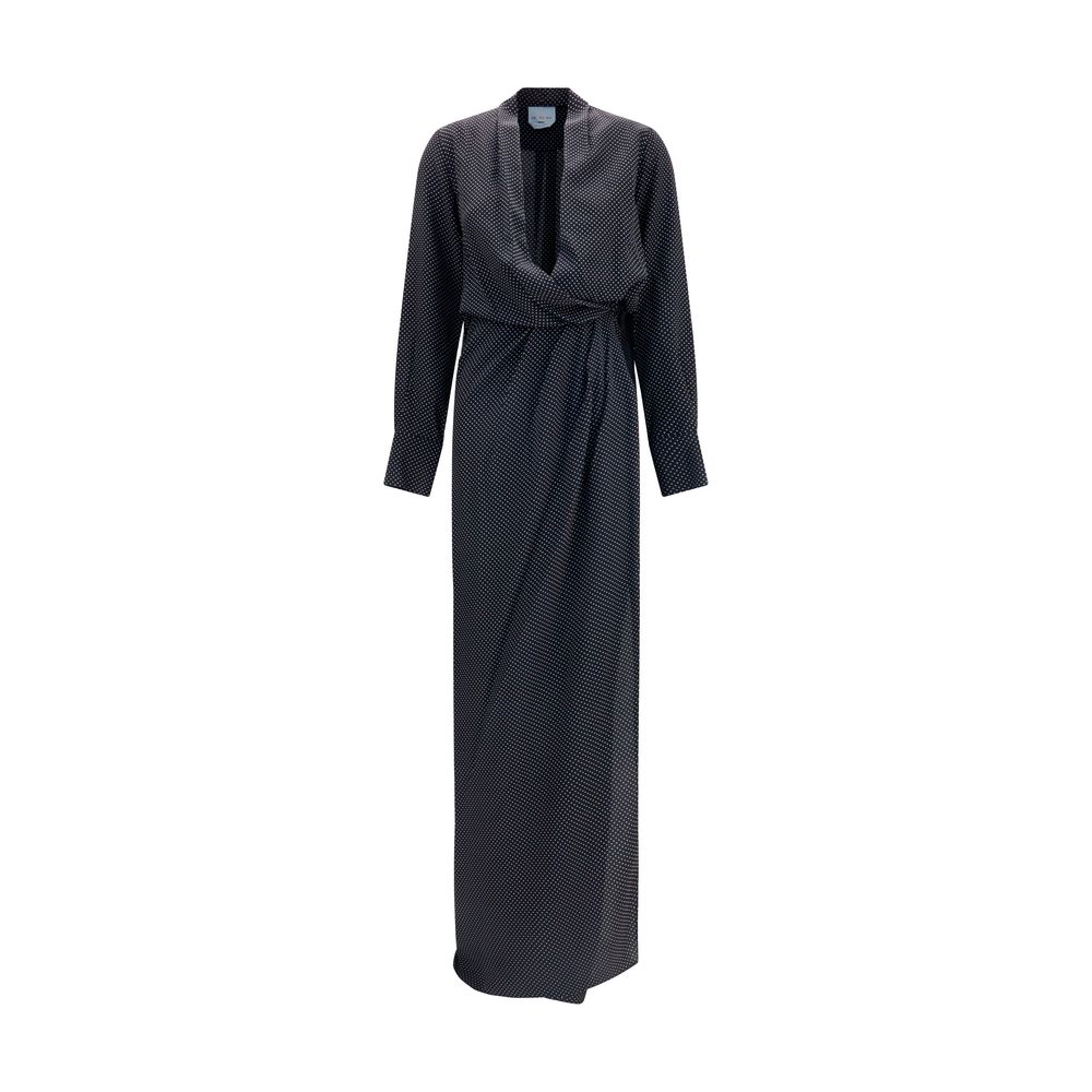Black Silk Long Dress