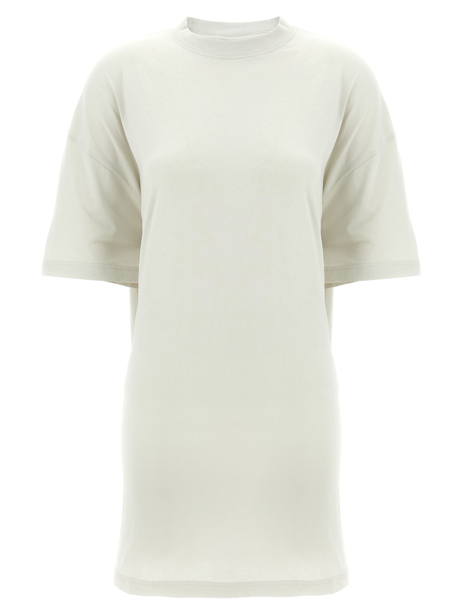 Gray Cotton Short Dress