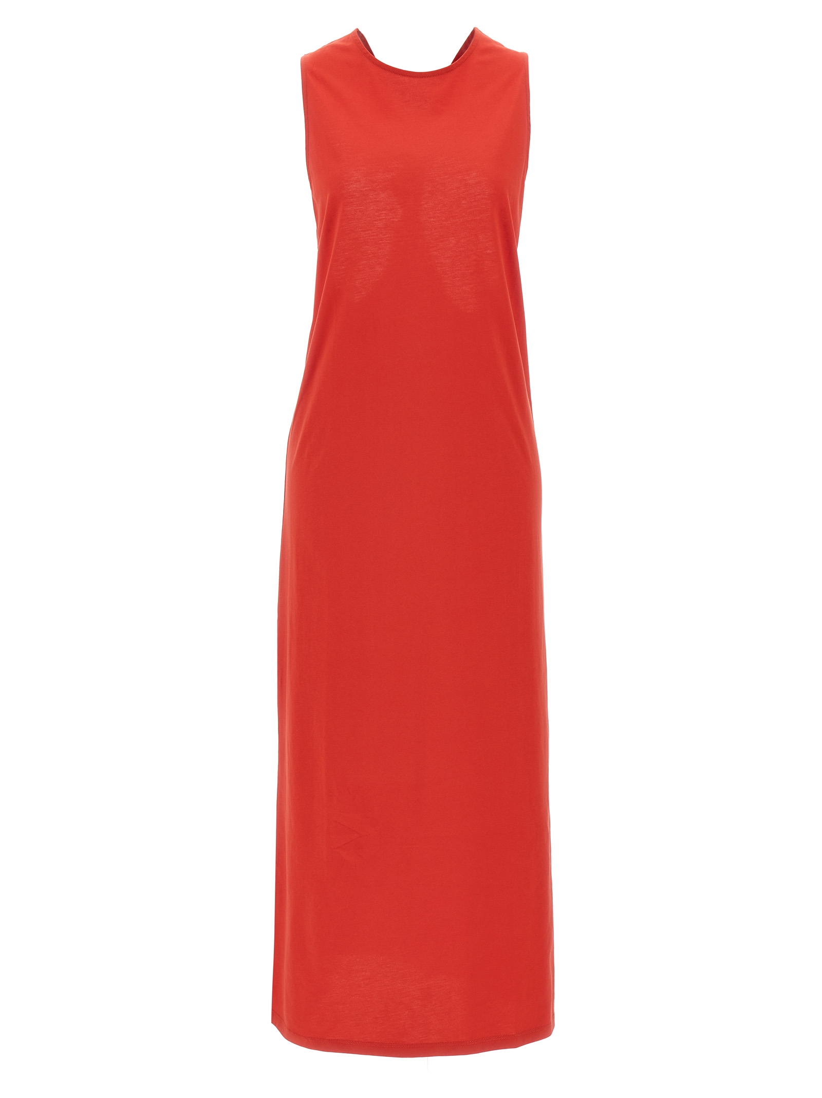 Multicolor Cotton Midi Dress