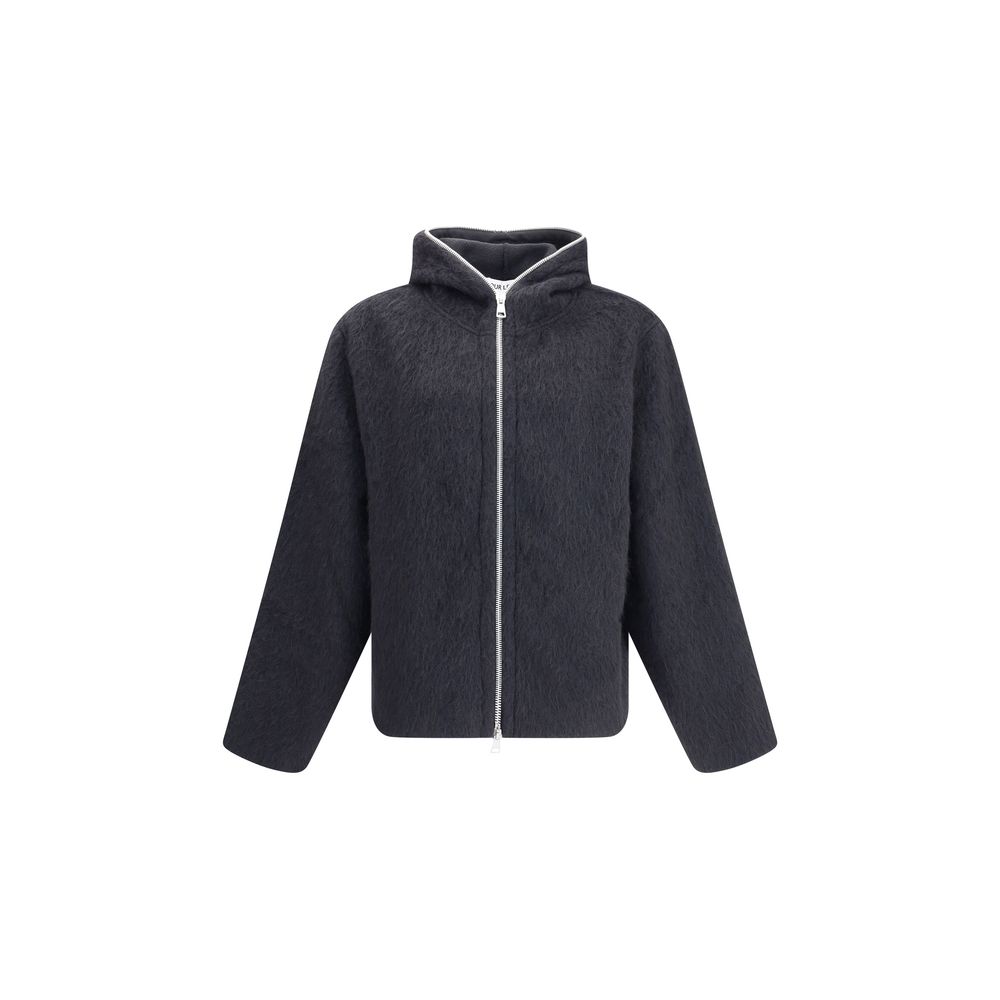 Black Wool Oves Aries Full-Length Jacket