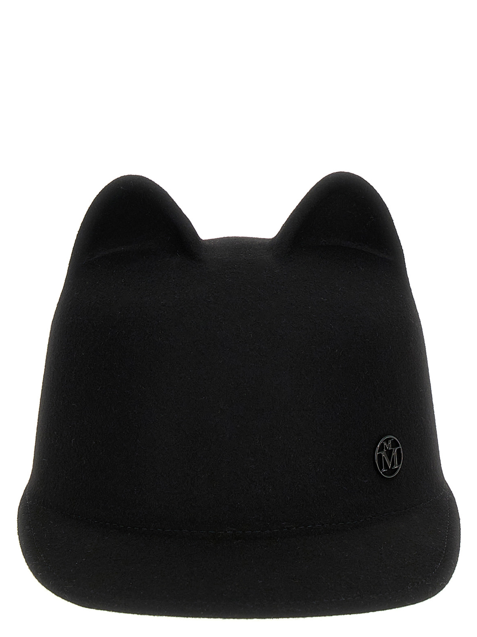 Black Rabbit Fur Cap (Baseball Hat)