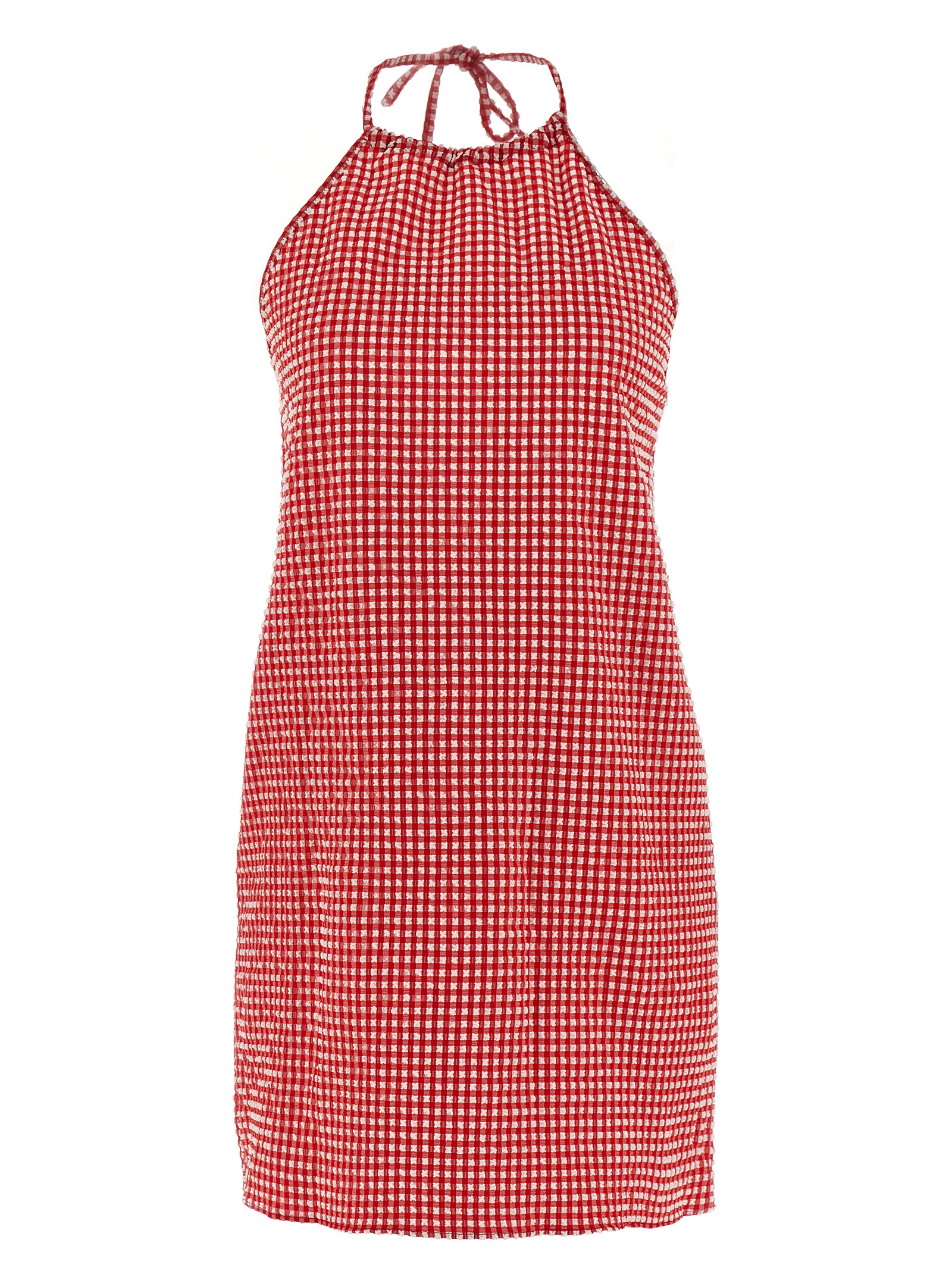 Hunza G Multicolor Polyester Short Women's Dress