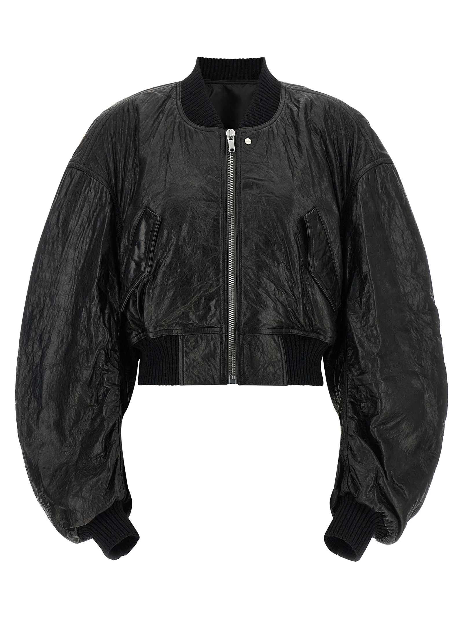 Black Lamb Leather Leather Jacket
