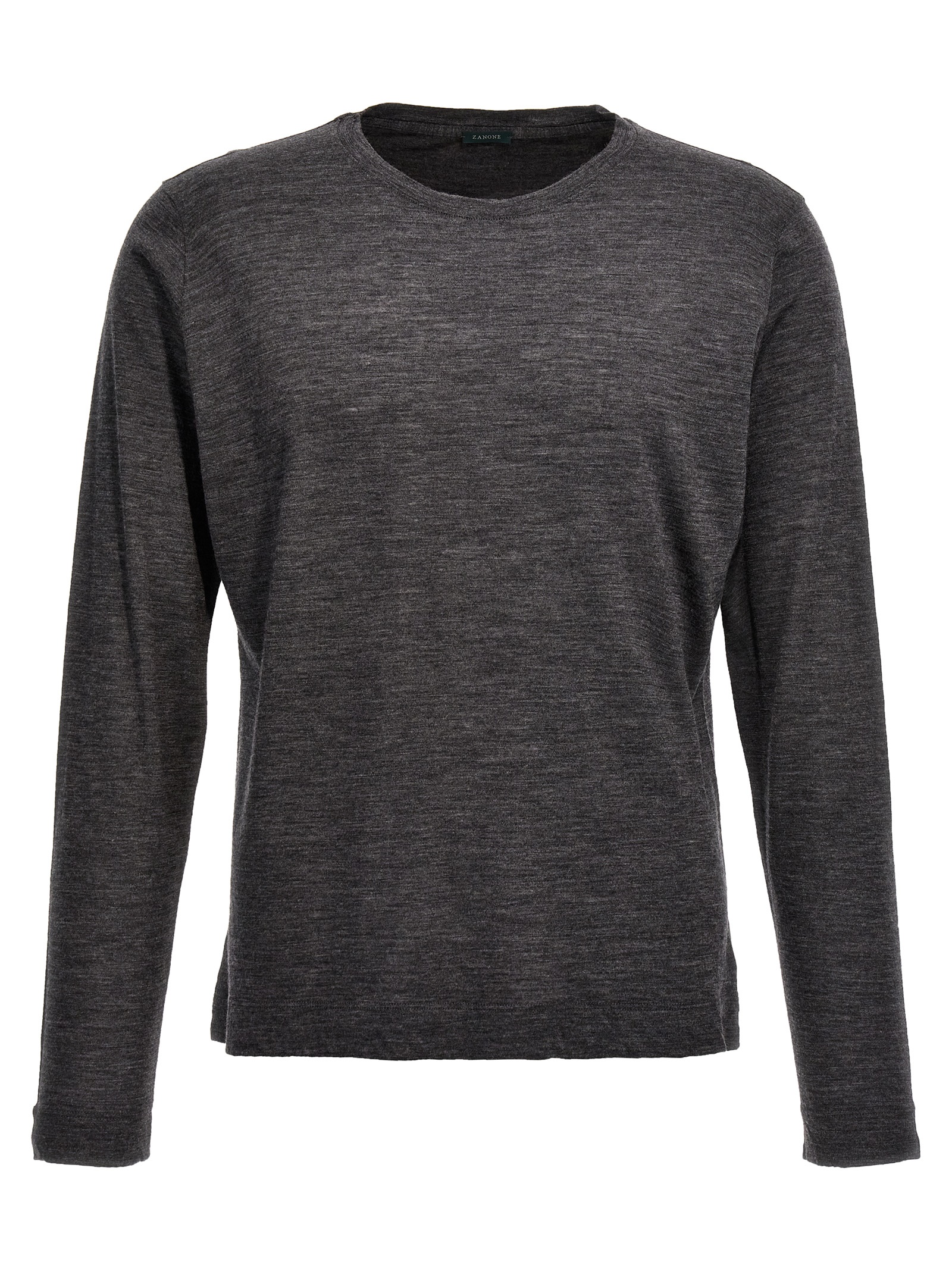 Gray Virgin Wool Cardigan