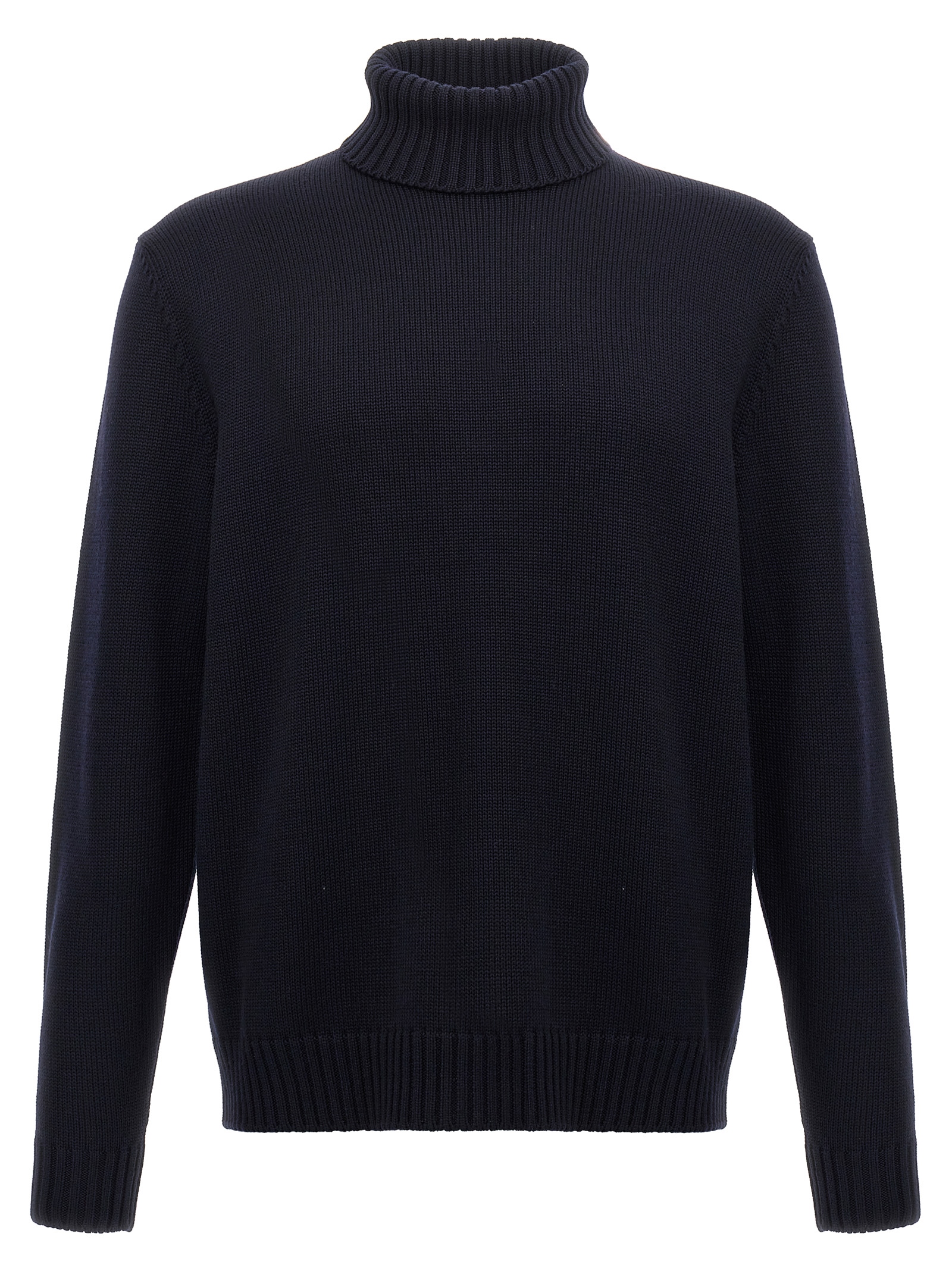 Blue Virgin Wool Cardigan