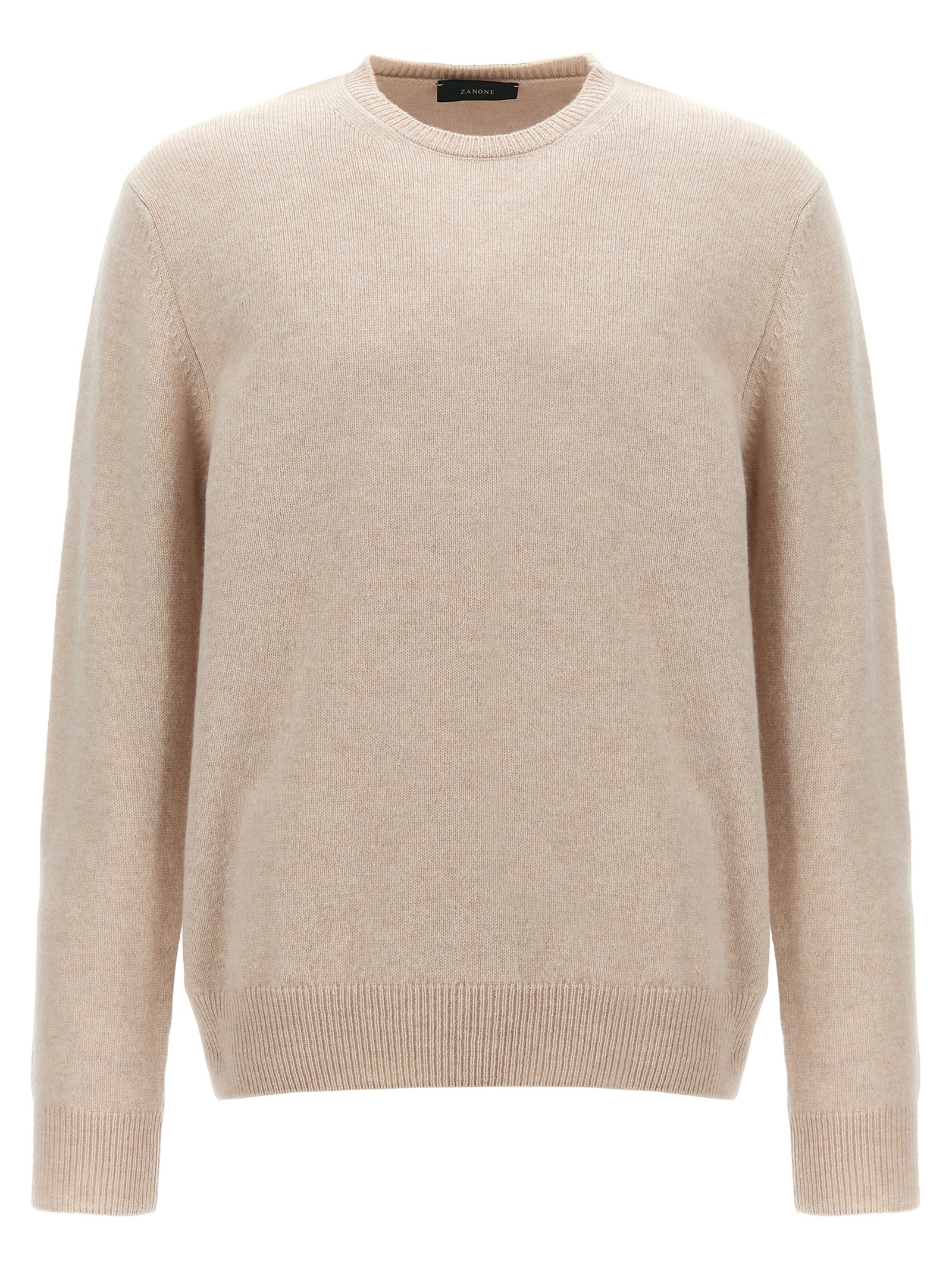 Beige Virgin Wool Cardigan