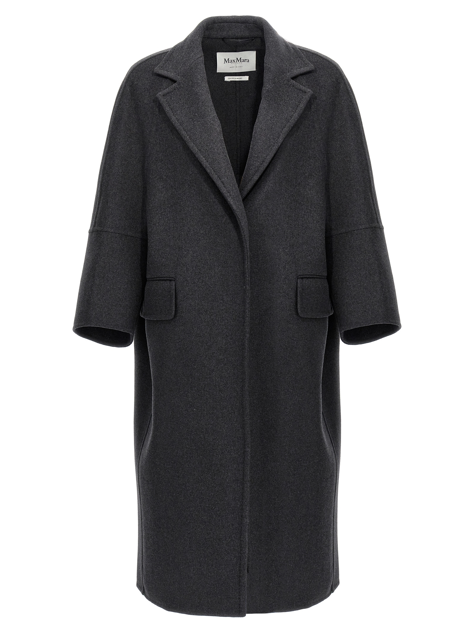 Gray Virgin Wool Coat