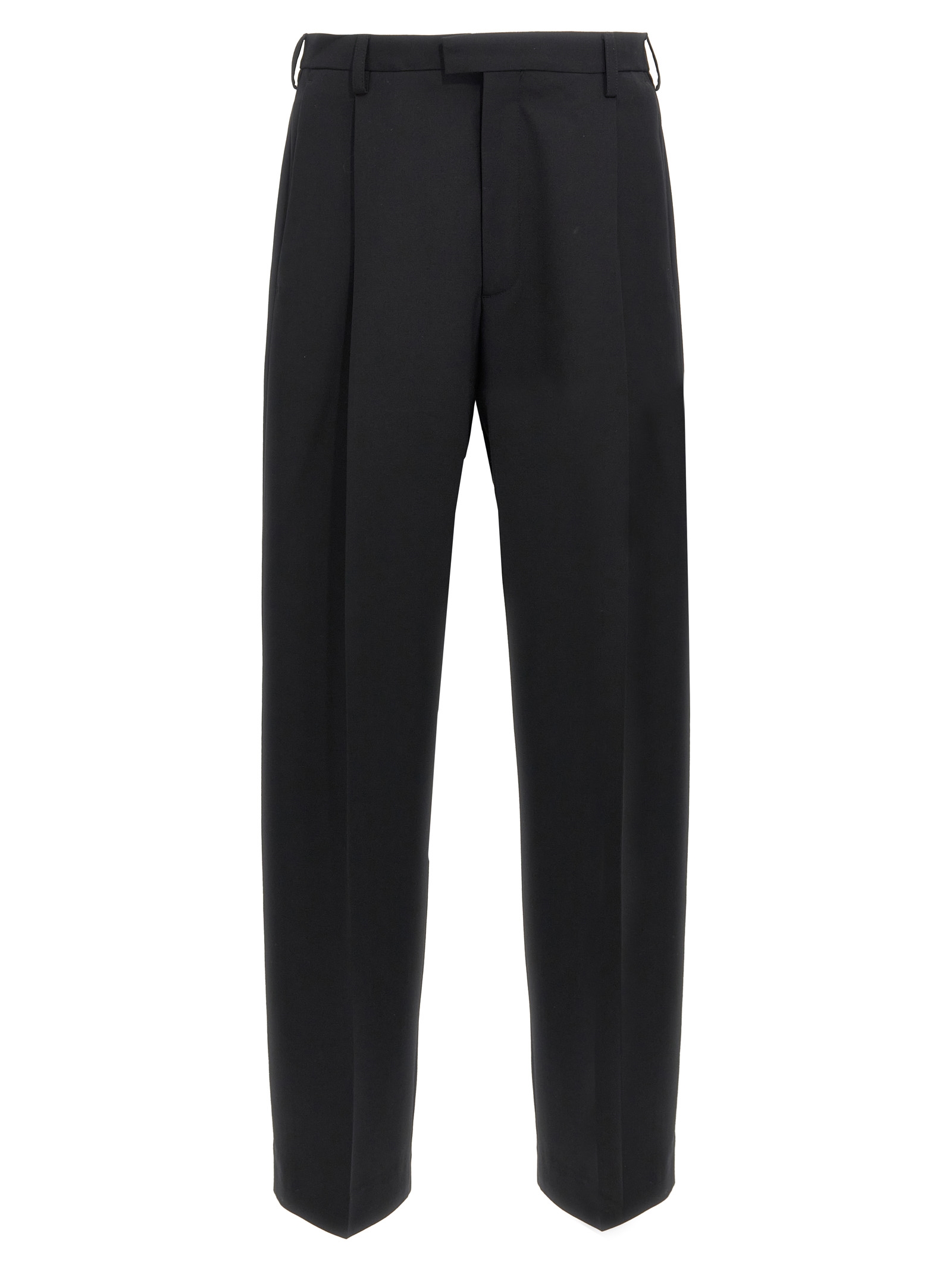 Black Polyester Dress Pants