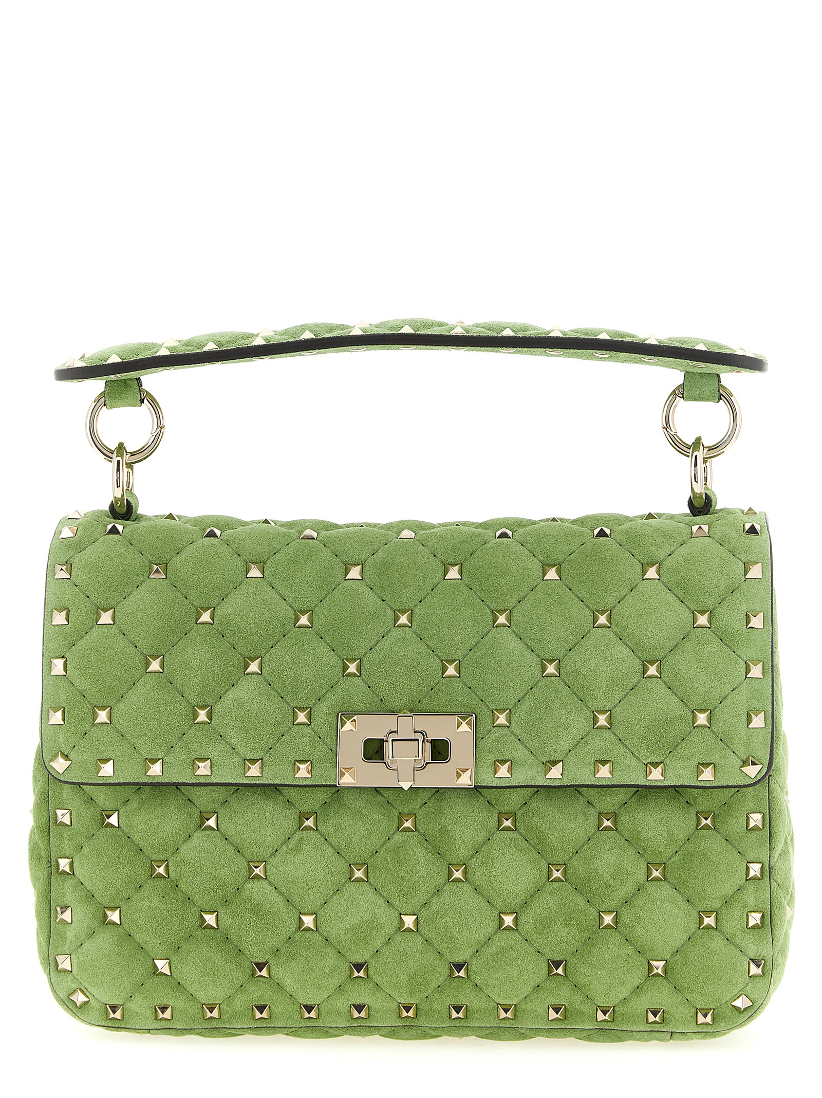 Bicolor Calfskin Shoulder Bag