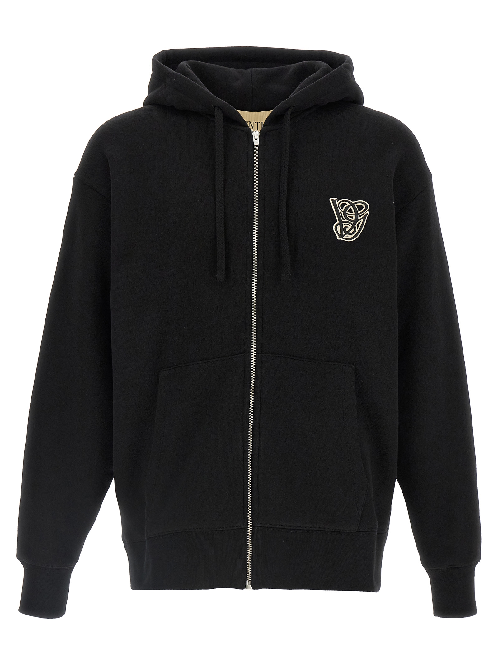 Black Cotton Sweatshirt