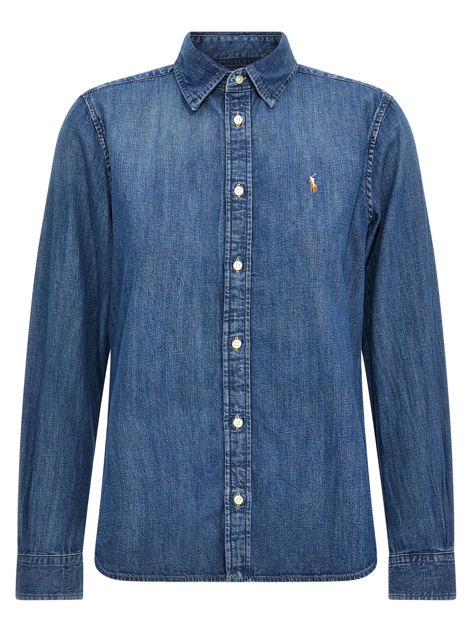 Blue Cotton Blouse