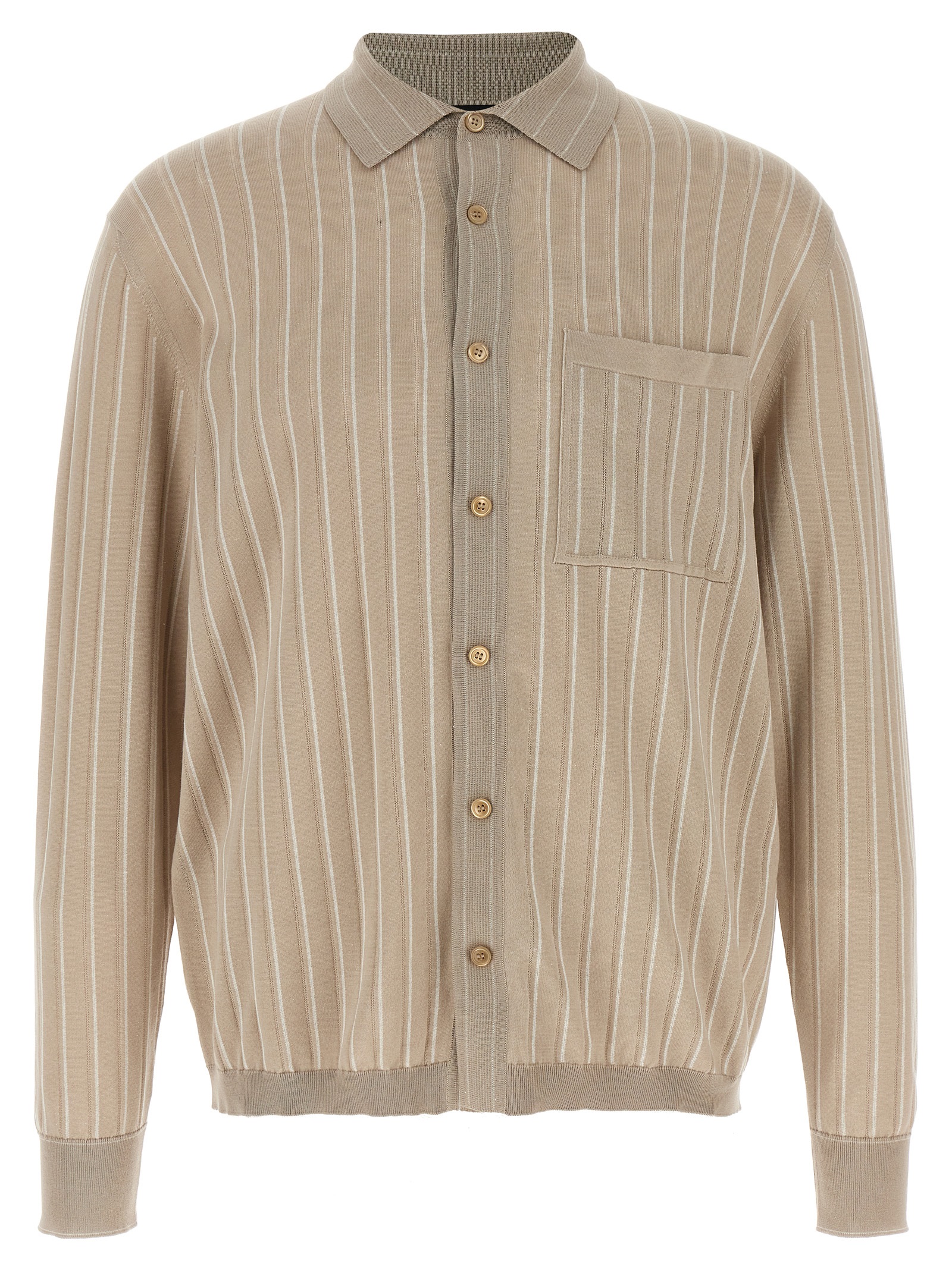 Beige Cotton Blouse