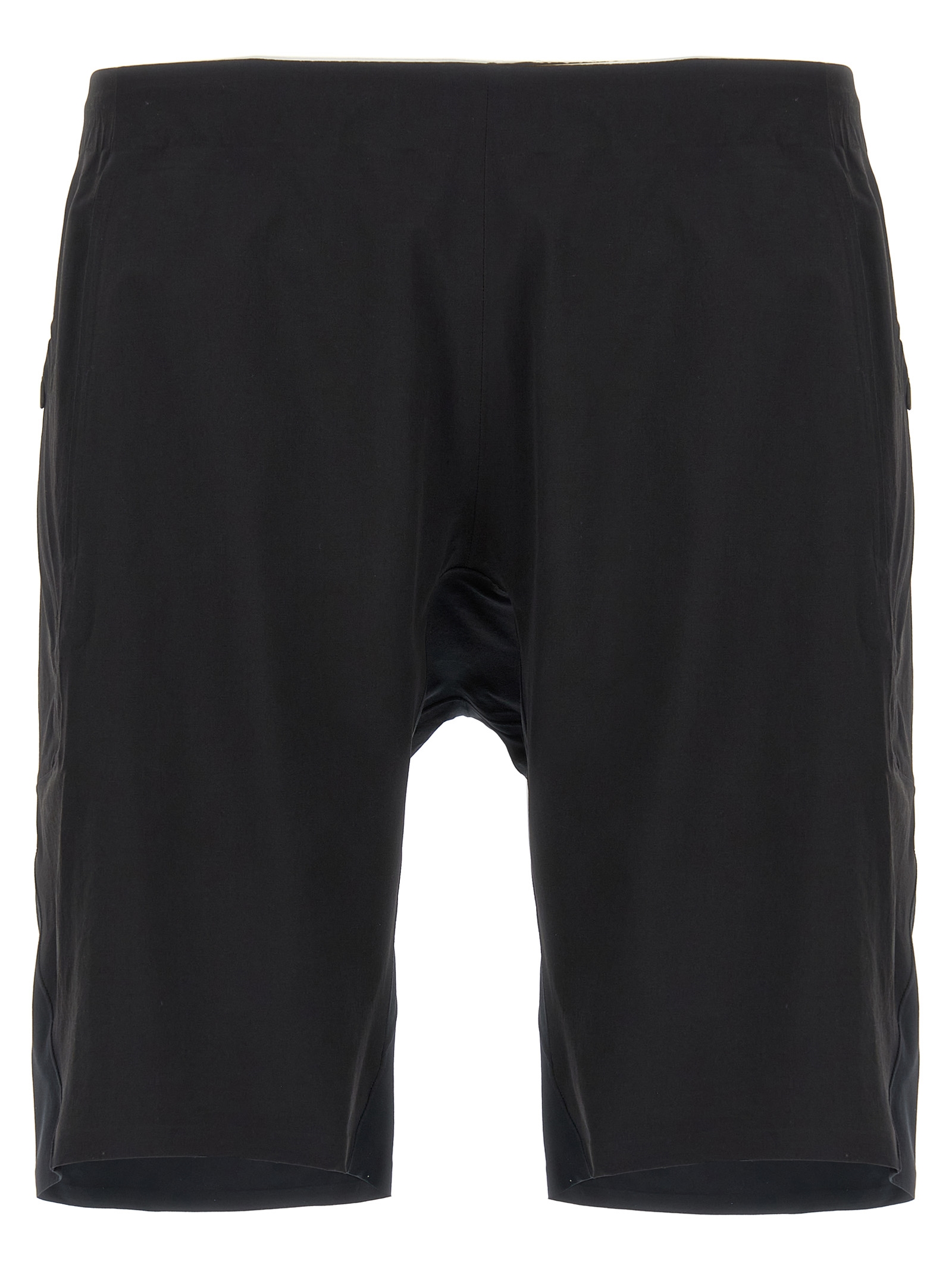 Black Nylon Bermuda Shorts