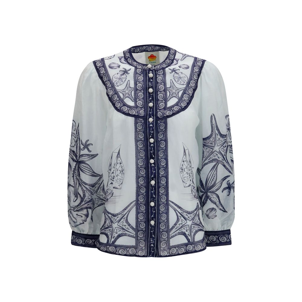 White Ramie Blouse