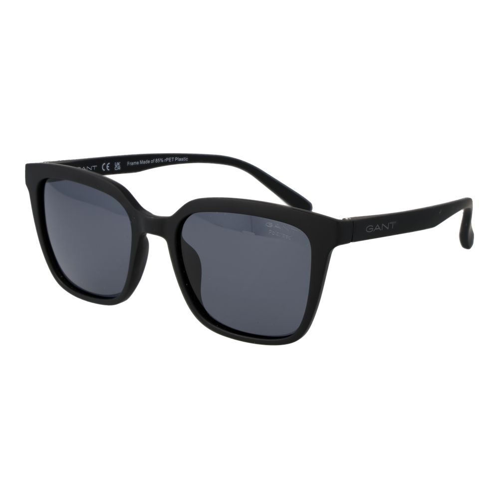 Black Stainless Steel Sunglasses