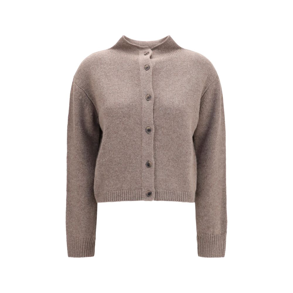 Beige Cashmere Cardigan