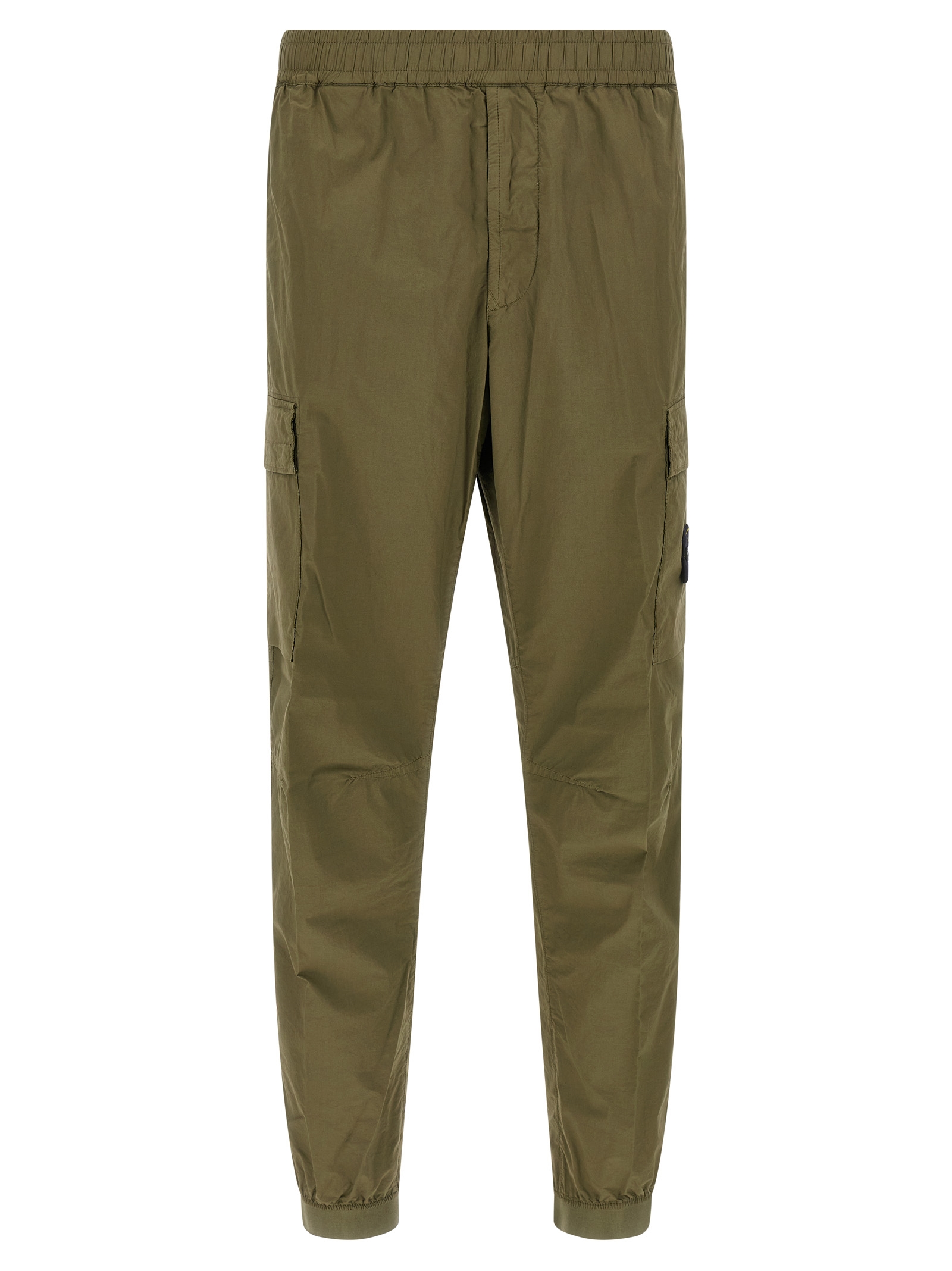 Bicolor Cotton Cargo Pants