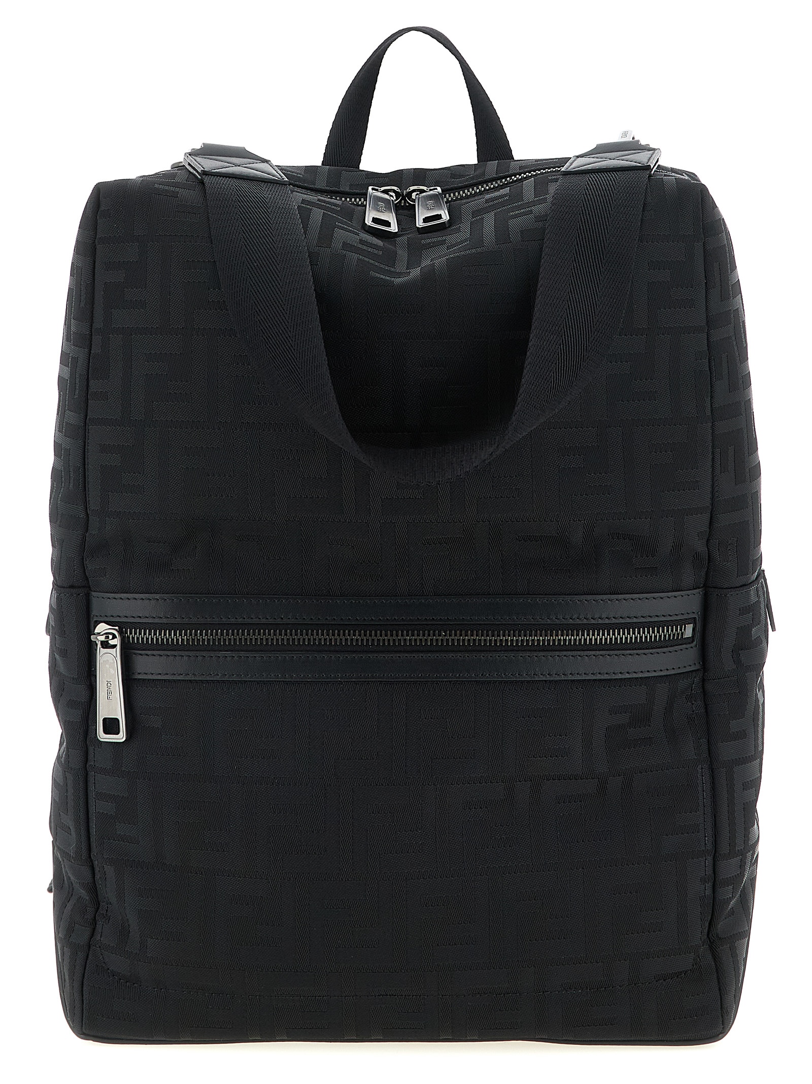 Black Polyamide Backpack