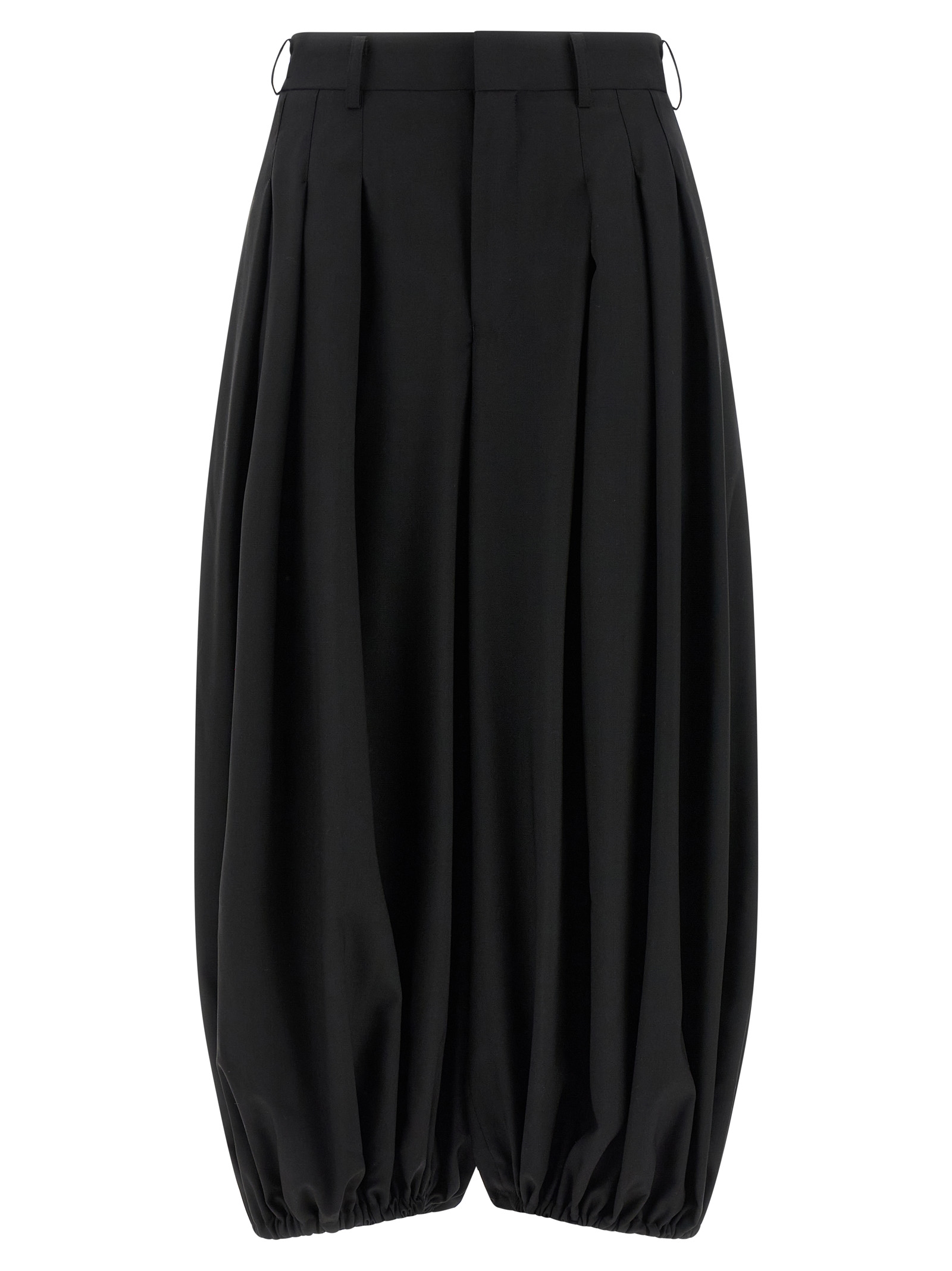 Black Wool Pants