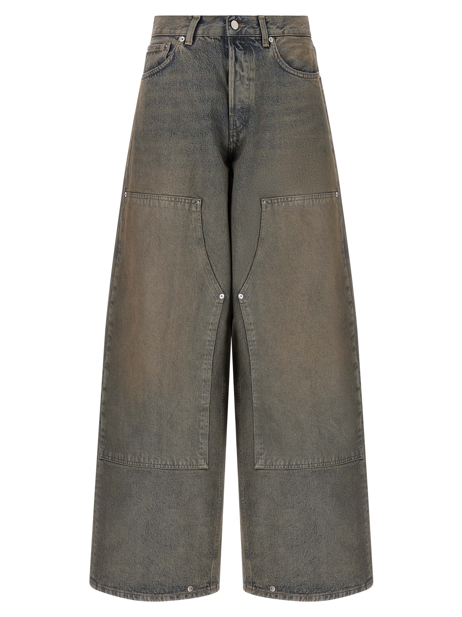 Blue Cotton Relaxed Fit Jeans