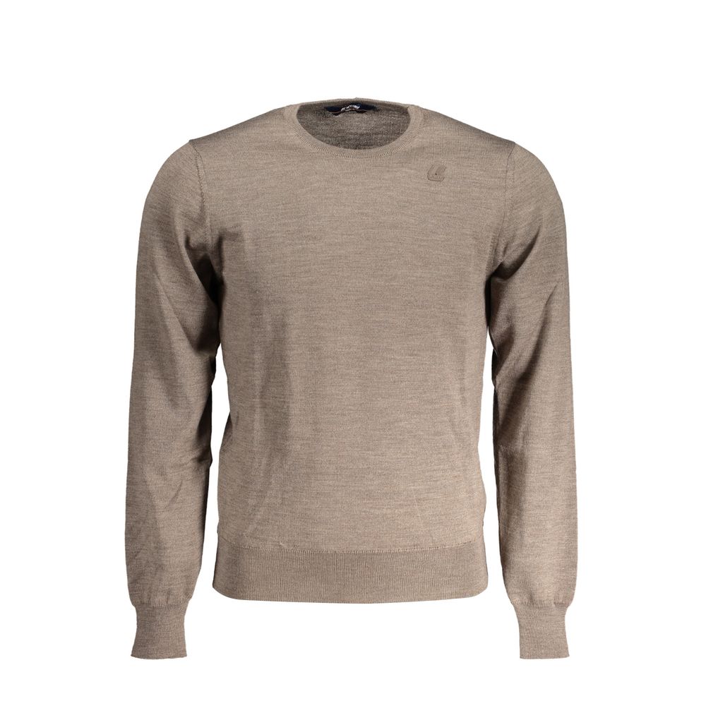 Brown Wool Men's Sweater
