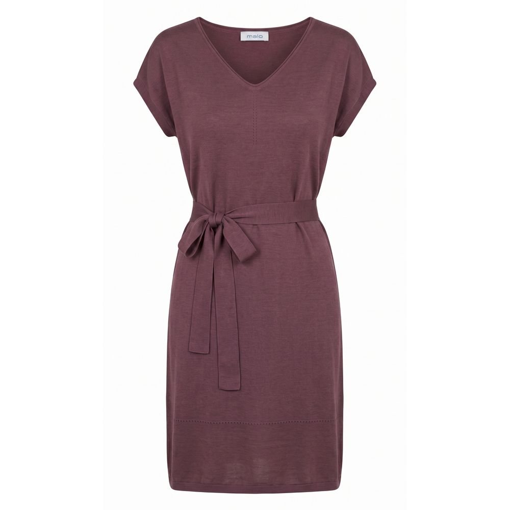 Purple Silk Women Dress