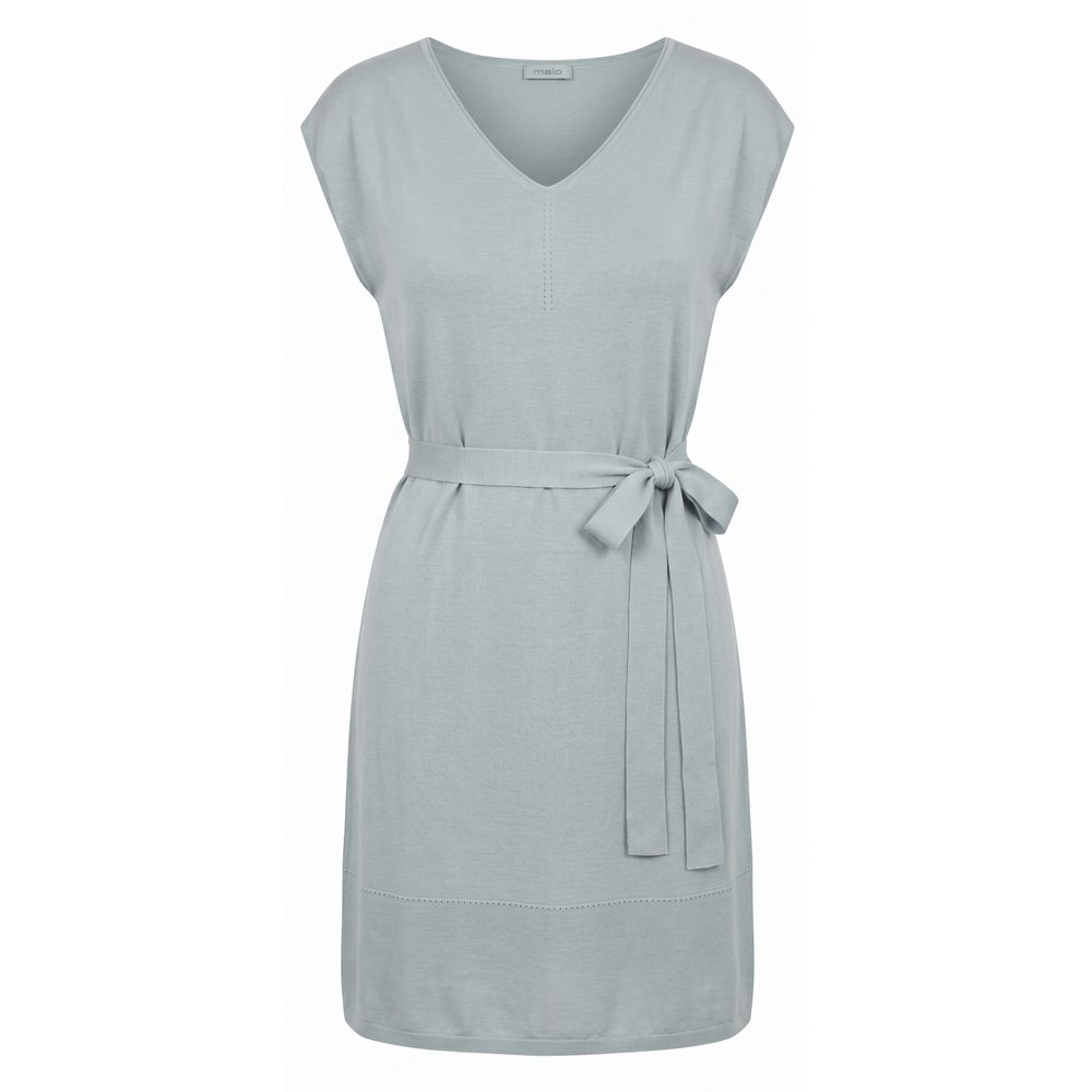 Grey Silk Women Dress