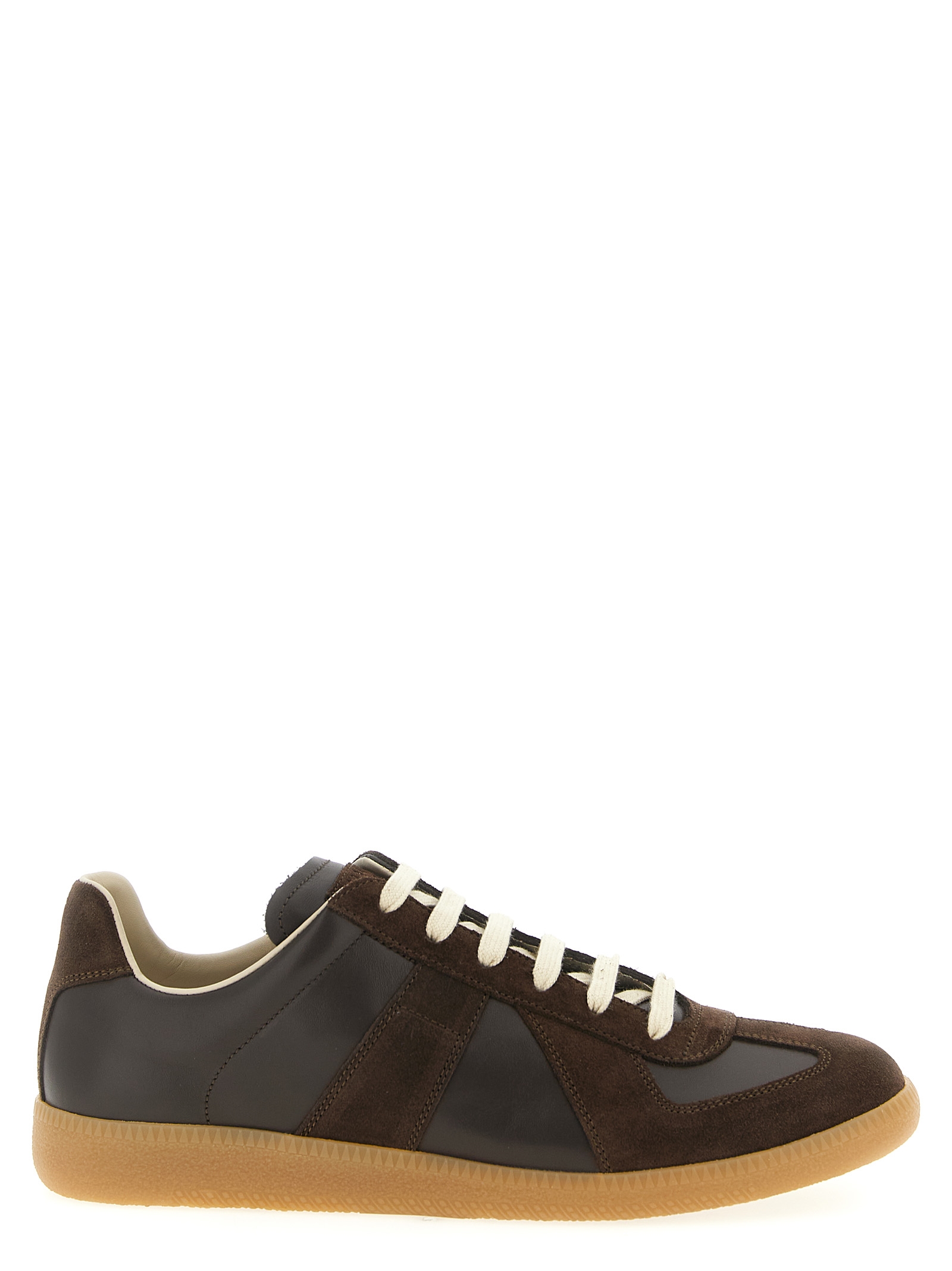 Brown Calfskin Athletic Sneakers