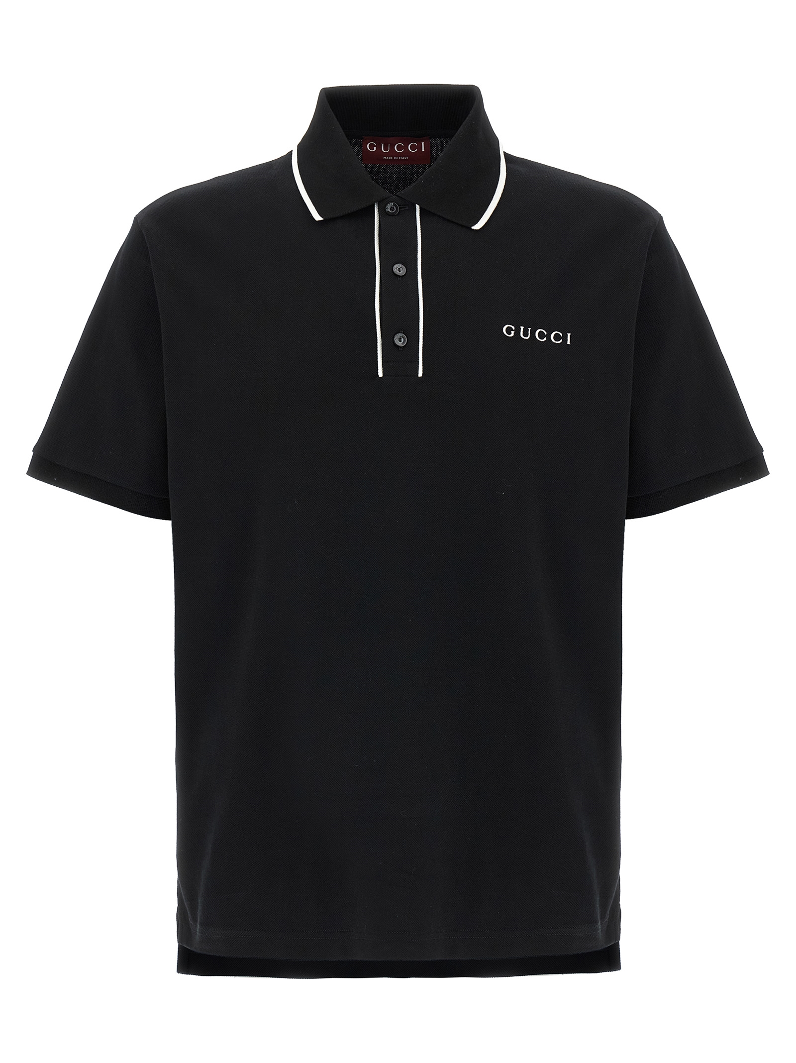 Bicolor Cotton Polo Shirt