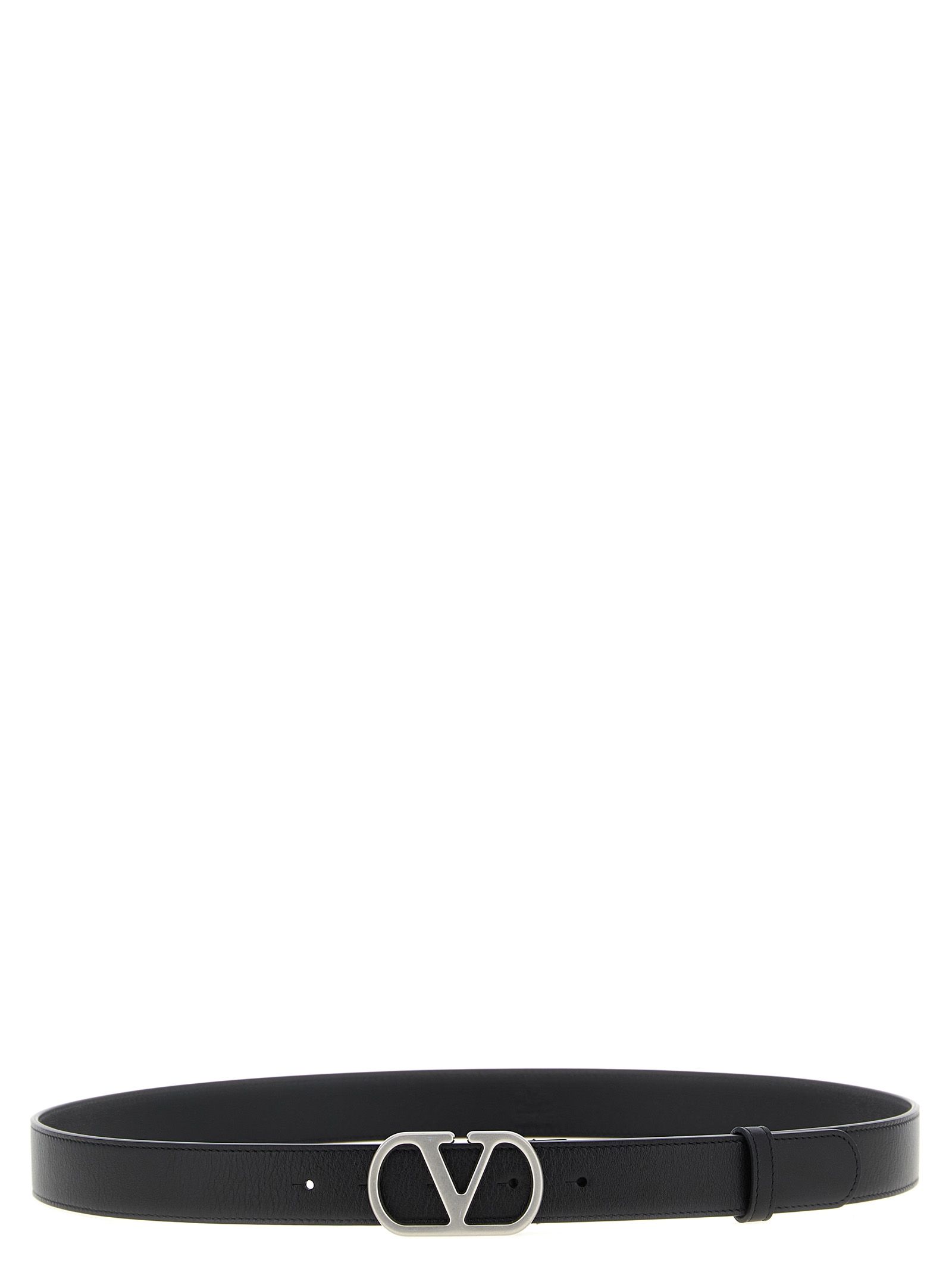 Black Calfskin Regular Belt